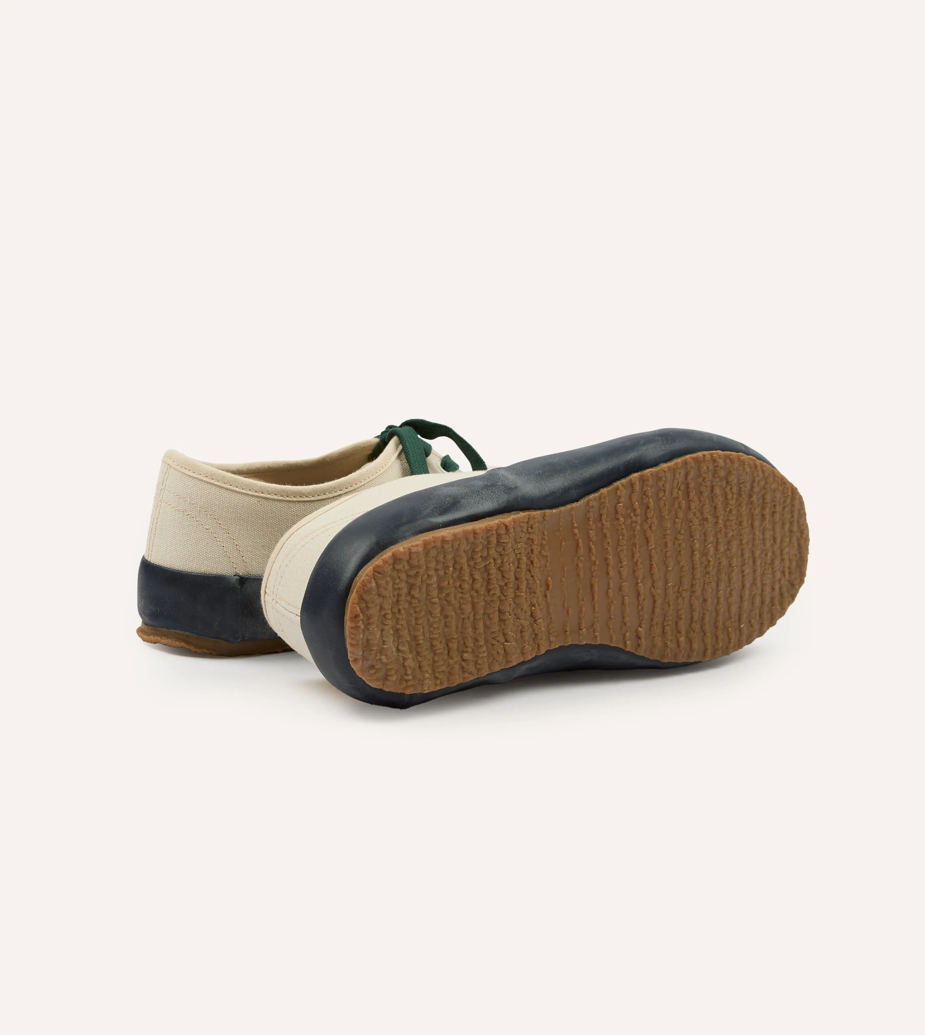 Soft Drake's By Reproduction of Found Ecru and Navy Military Trainer