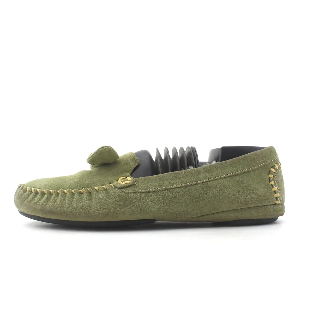 Street Proof Slip   Resistant COLE HAAN BELLPORT BOW DRIVER SUEDE
