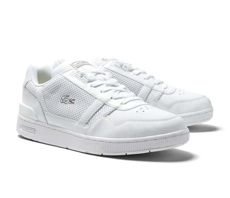Men's Lacoste T-Clip 123 3 SMA (White) Print Fun