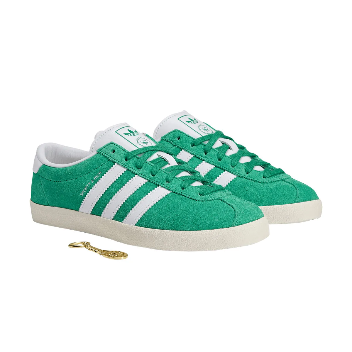   Sporty & Rich Wmns Blanc 'Court Green Cloud White' Lace Up Family Fit