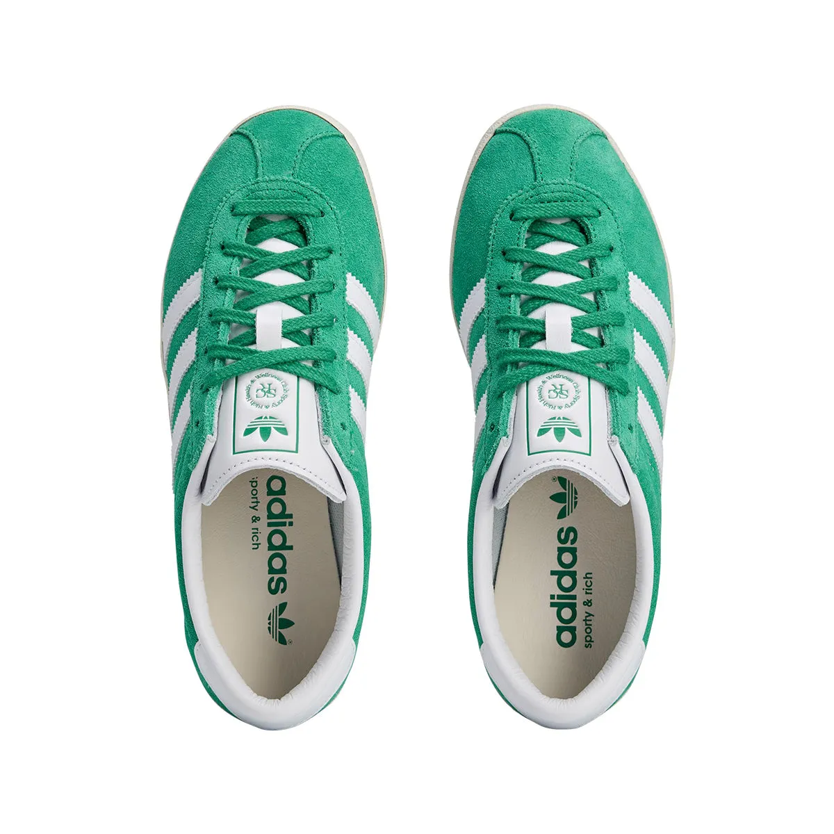   Sporty & Rich Wmns Blanc 'Court Green Cloud White' Adult Ease Durable Build Minimalist Fans
