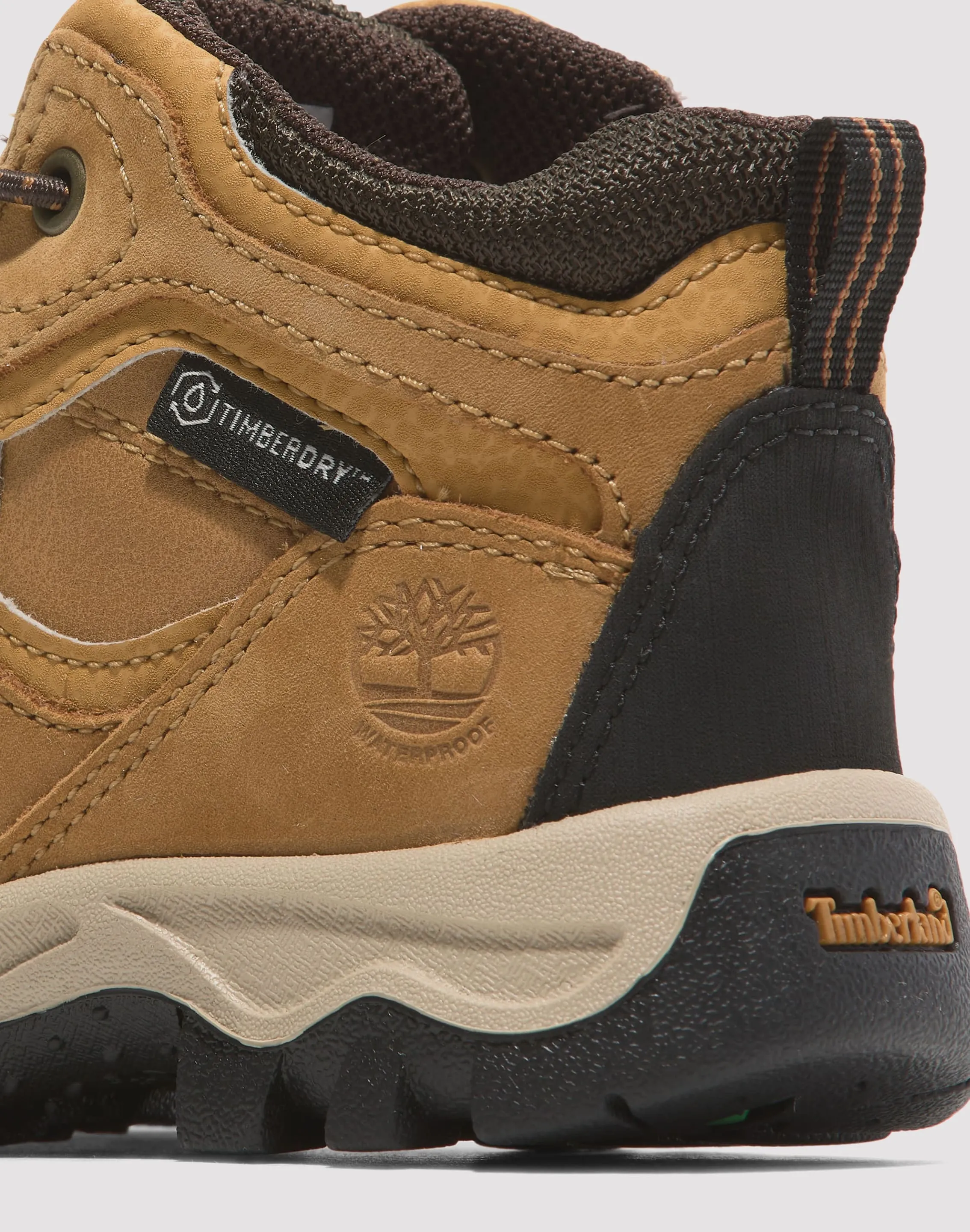 Timberland Mt. Maddsen Mid Lace Up Waterproof Hiking Boot Toddler Comfort And Durability Reinforced Form Mountain Hike