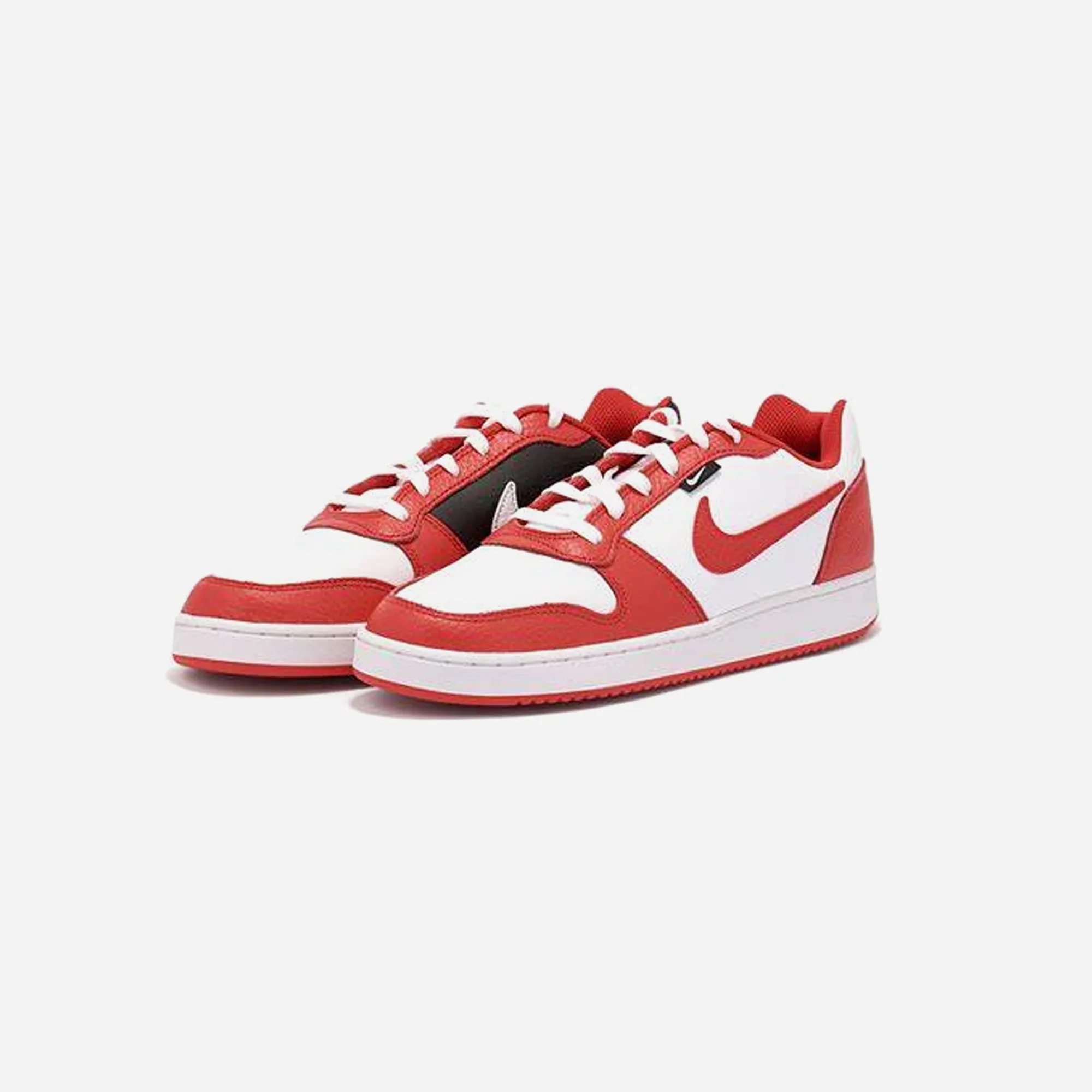 Nike Ebernon Low PRM White University Red Black Support Foam Stable Footing