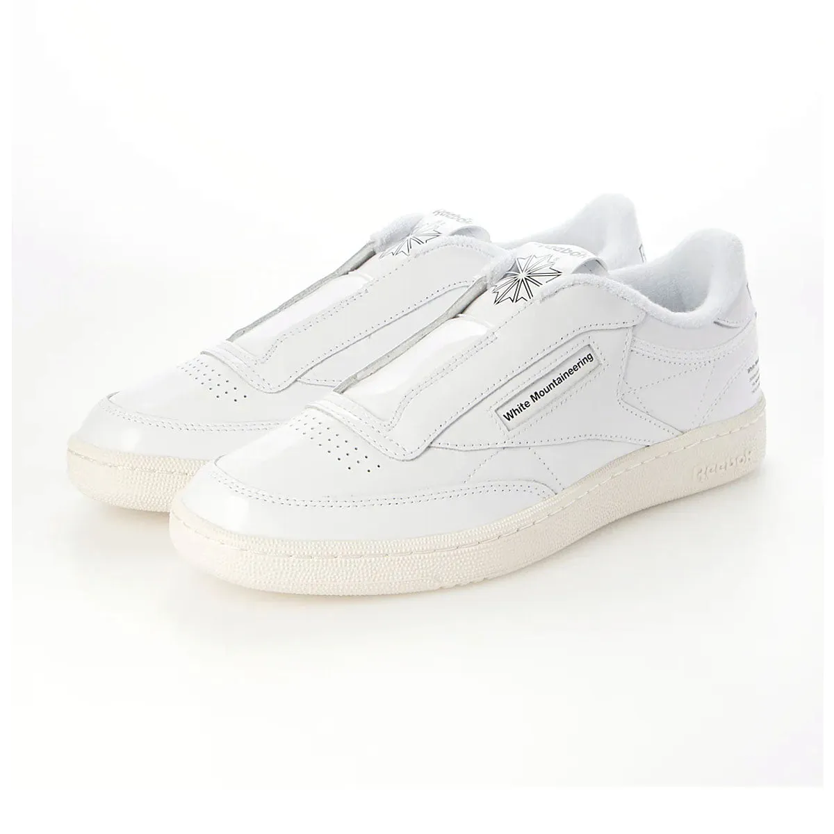   White Mountaineering Club C 85 'White Chalk Black' Antique Glow