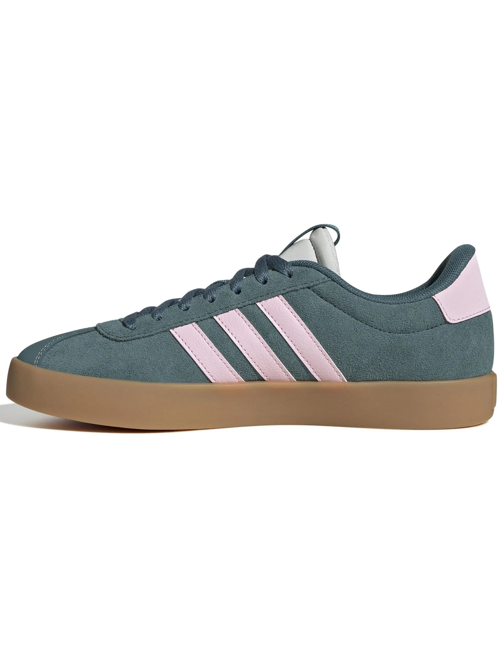 Adjustable VL Court 3.0 Shoes - Preloved Teal/Clear Pink/Gold Metallic
