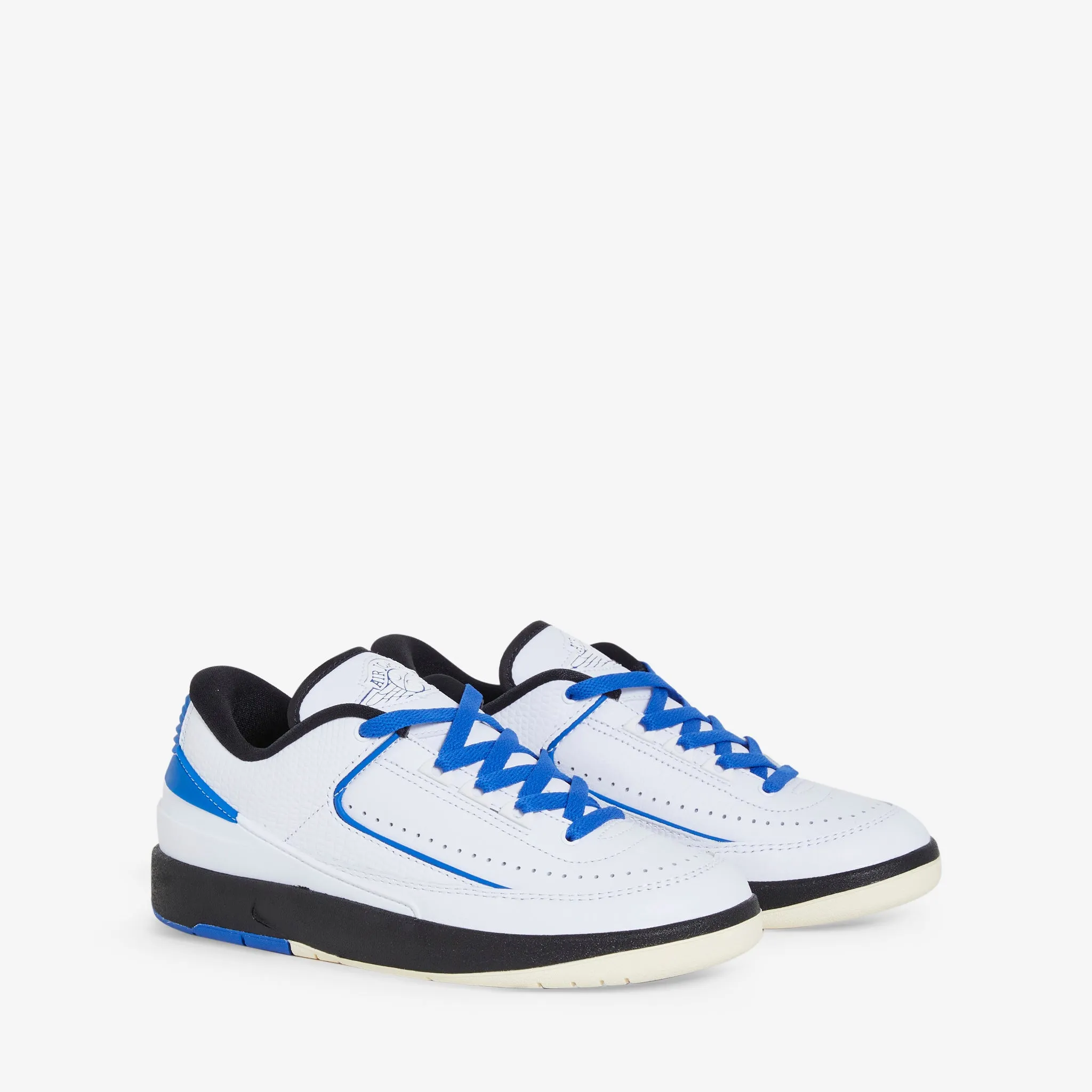 Women's Air Jordan 2 Retro Low White | Varsity Royal | Black | Muslin Seamless Fit Responsive Use