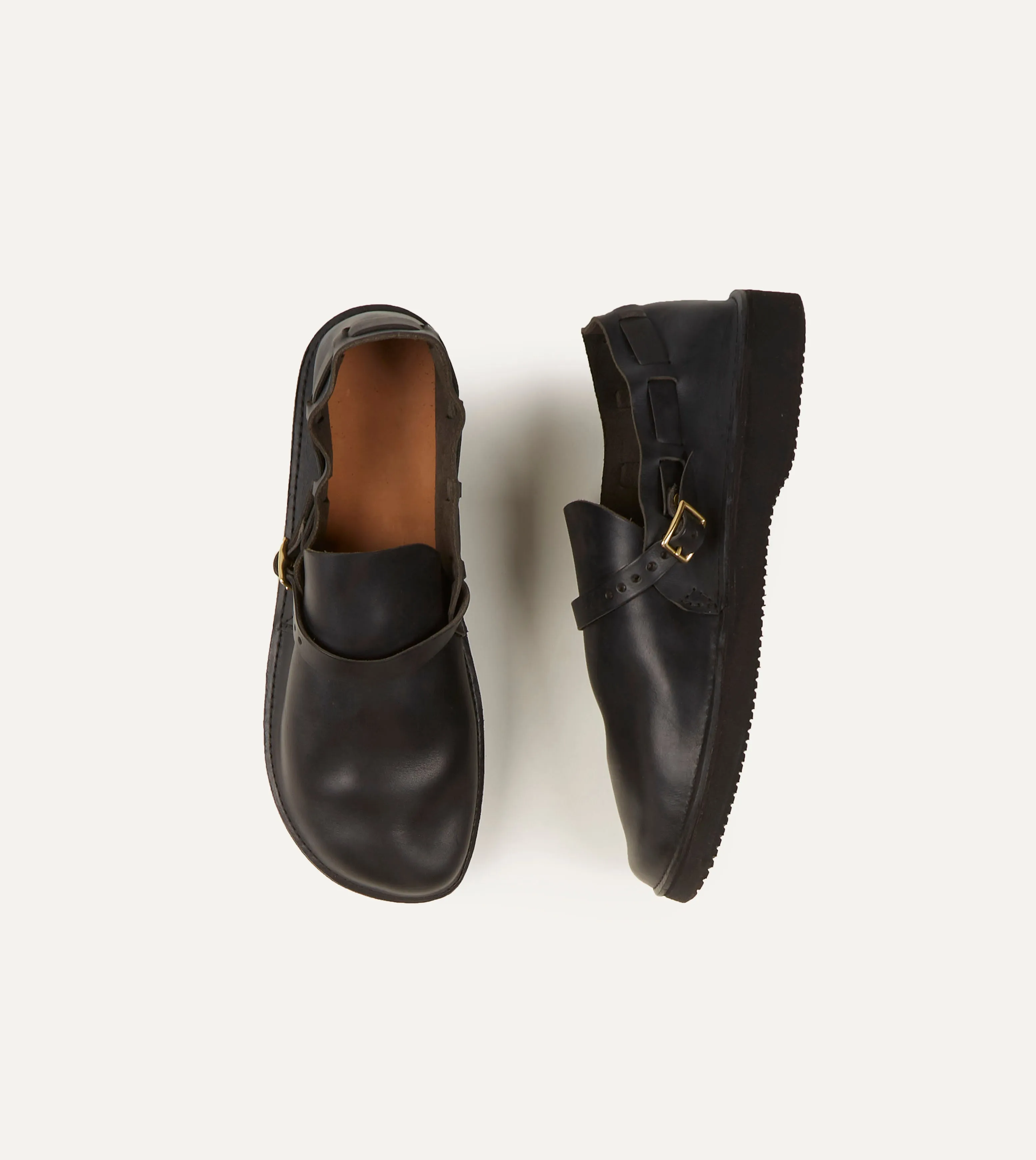 Aurora for Drake's Middle English Black Full Grain Leather Shoe Secure Style