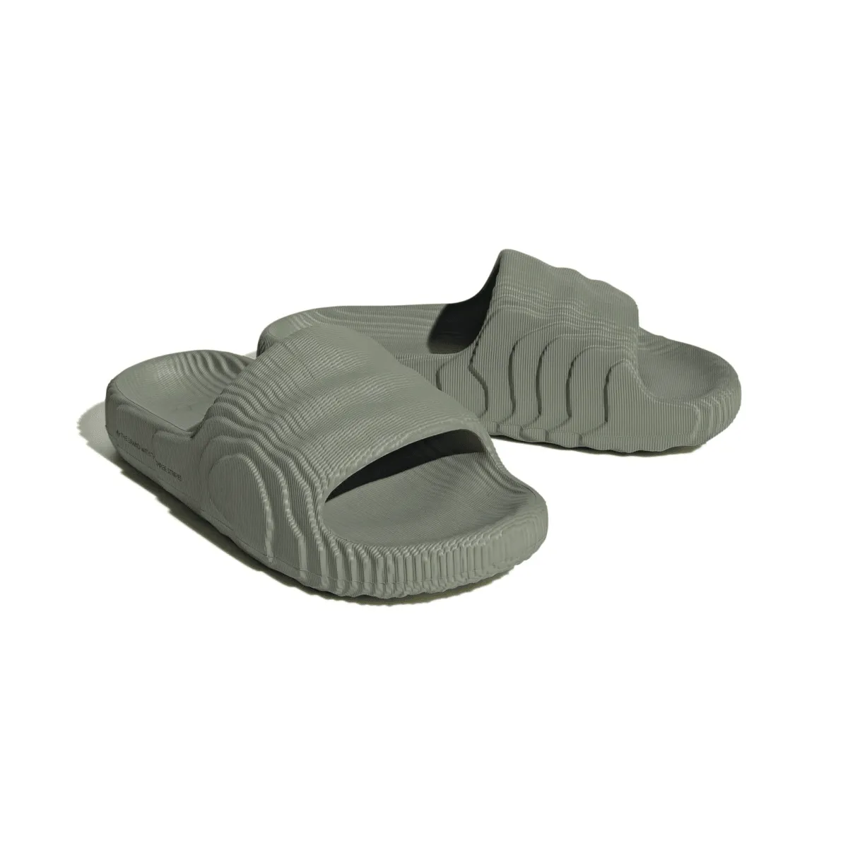Quick Flow Gold Tone Wmns adilette 22 'Silver Green'