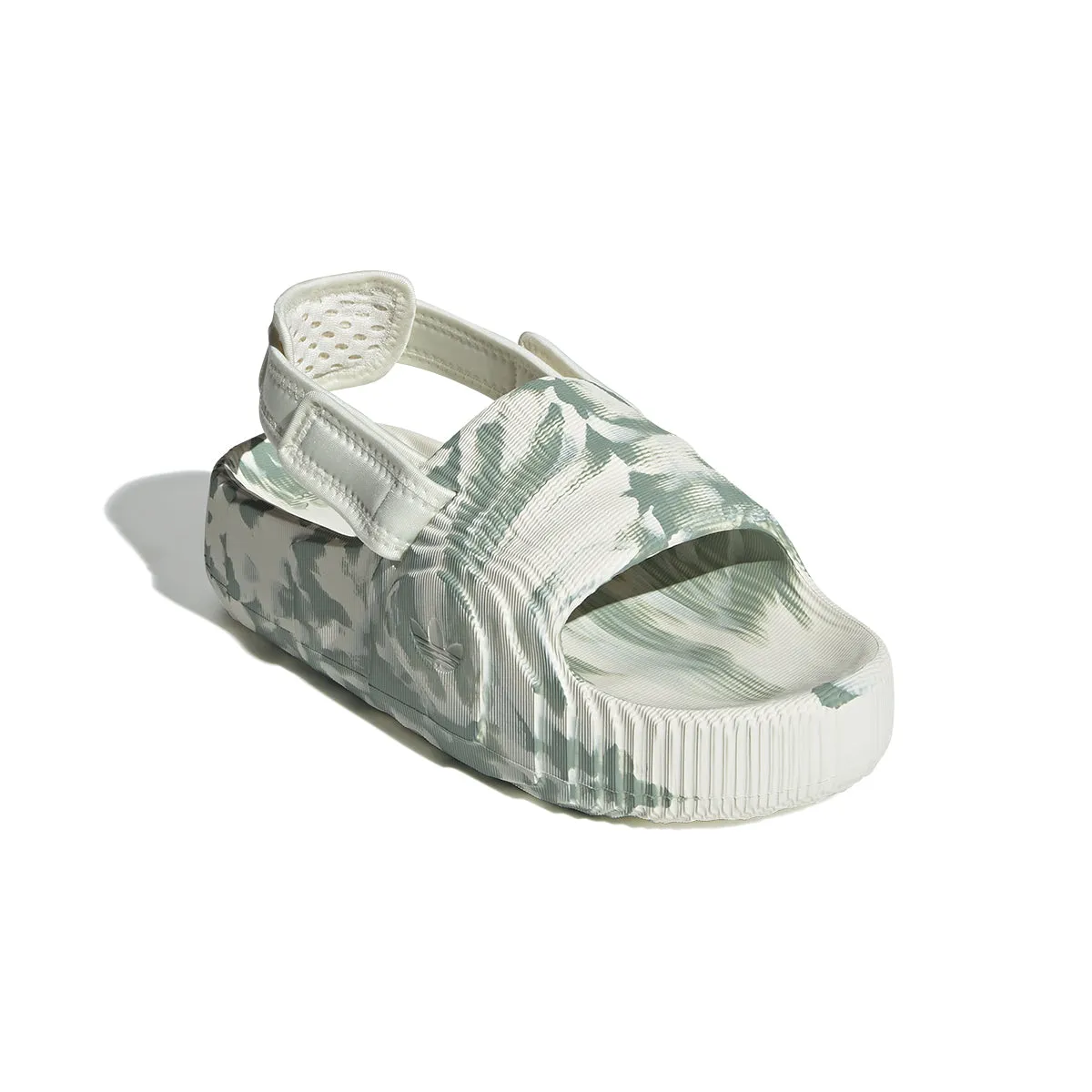Wmns Adilette 22 XLG 'Off White Silver Green' Hill Tough