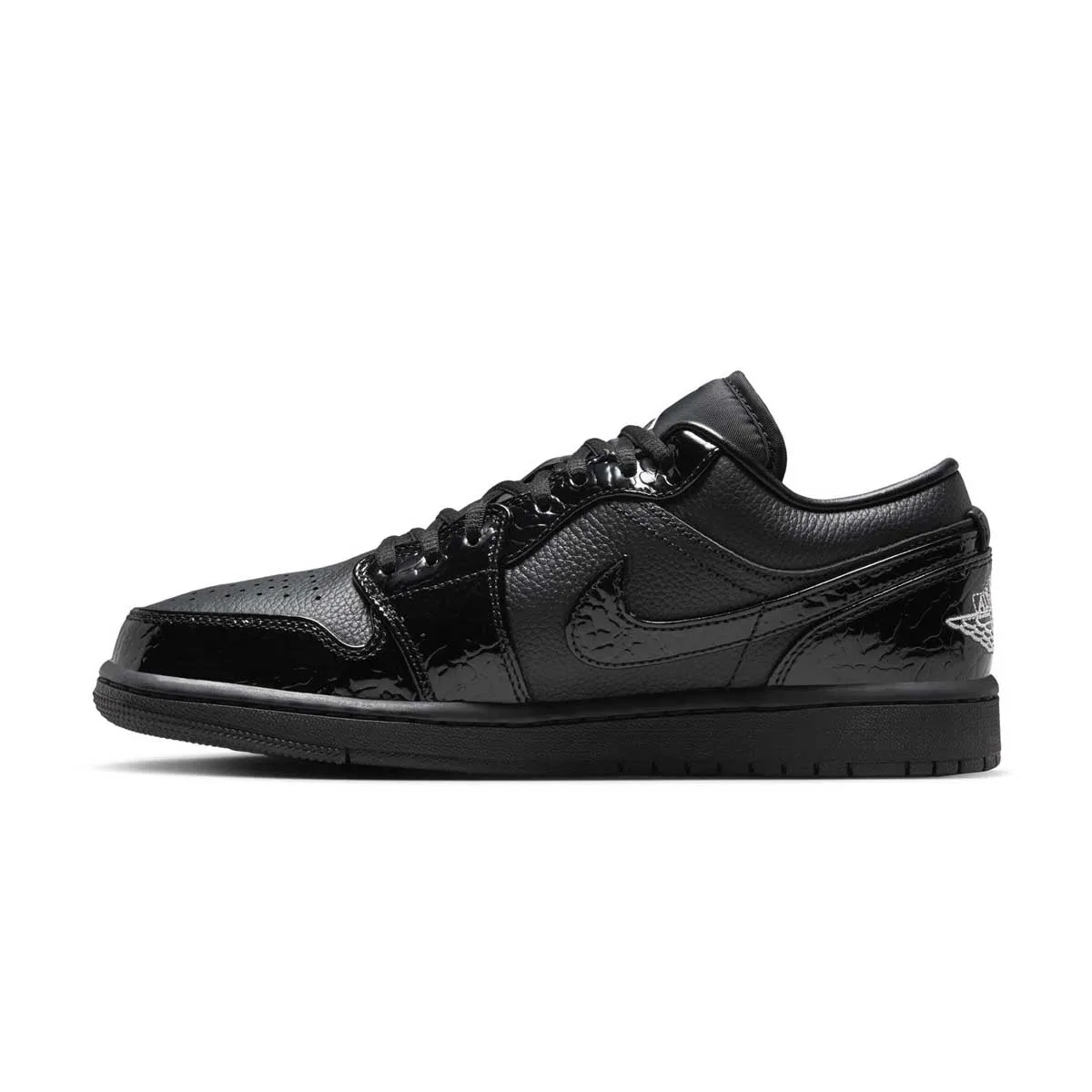 Wmns Air Jordan 1 Low 'Black Croc' High Top