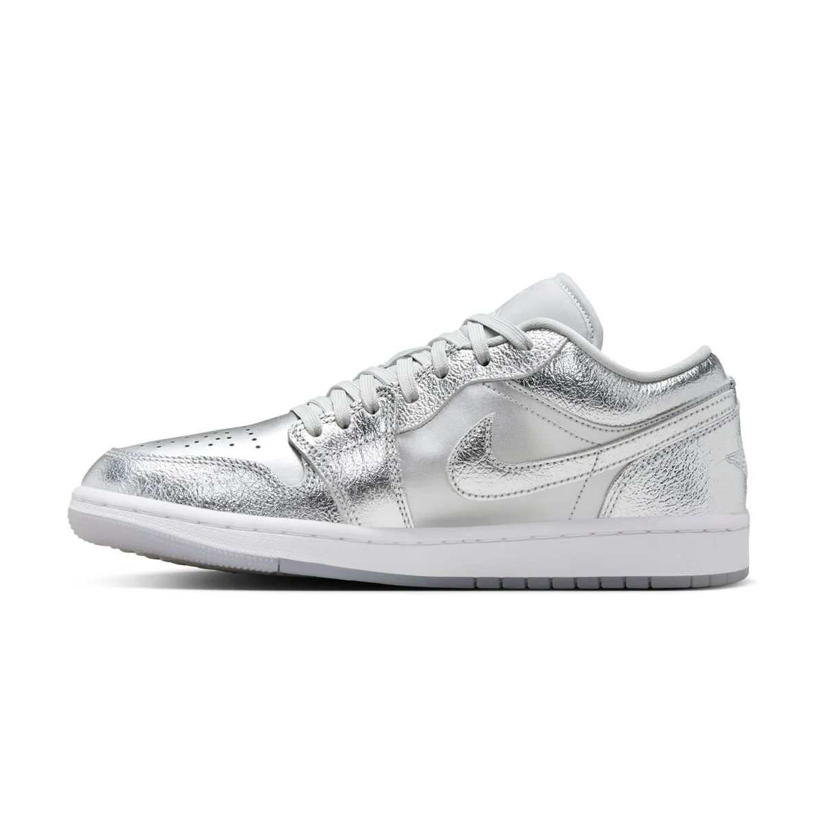 Wmns Air Jordan 1 Low SE 'Metallic Silver' Ventilation holes Everyday