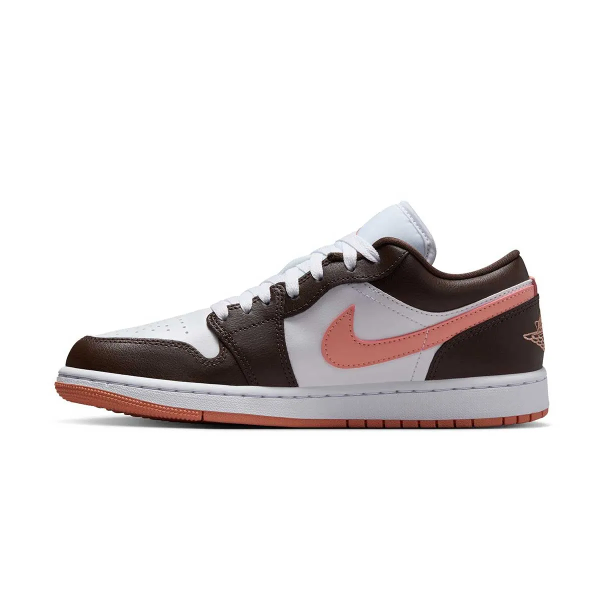 Wmns Air Jordan 1 Low 'White Baroque Brown Arch Support Health Focused Energy Rise