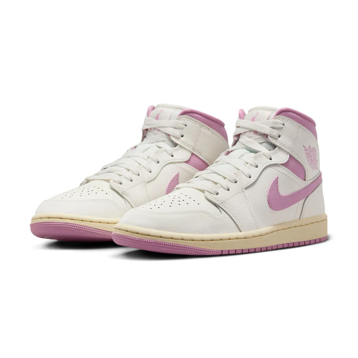 Wmns Air Jordan 1 Mid 'Strawberries and Cream' Planet Mood