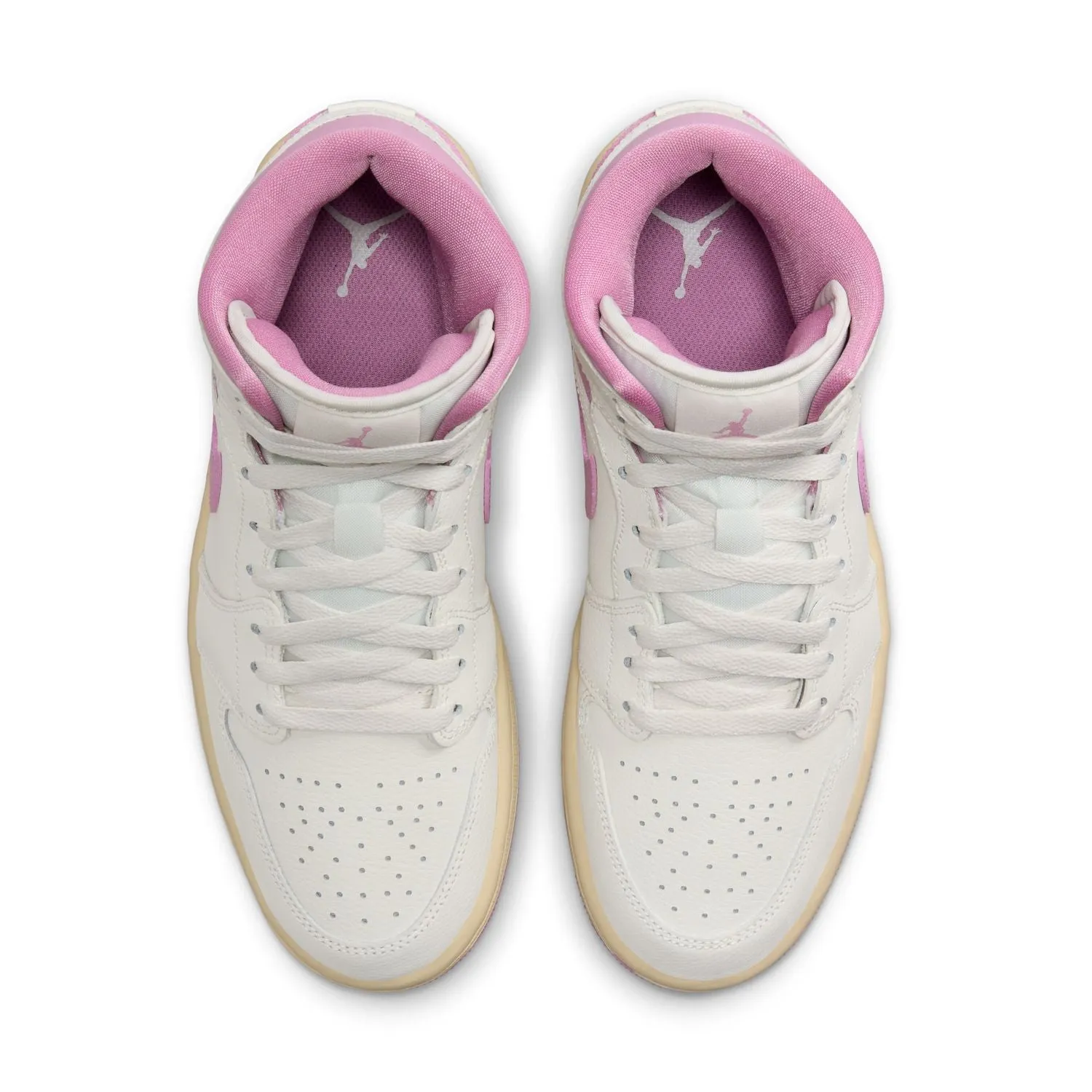 Wmns Air Jordan 1 Mid 'Strawberries and Cream' TPU Stability