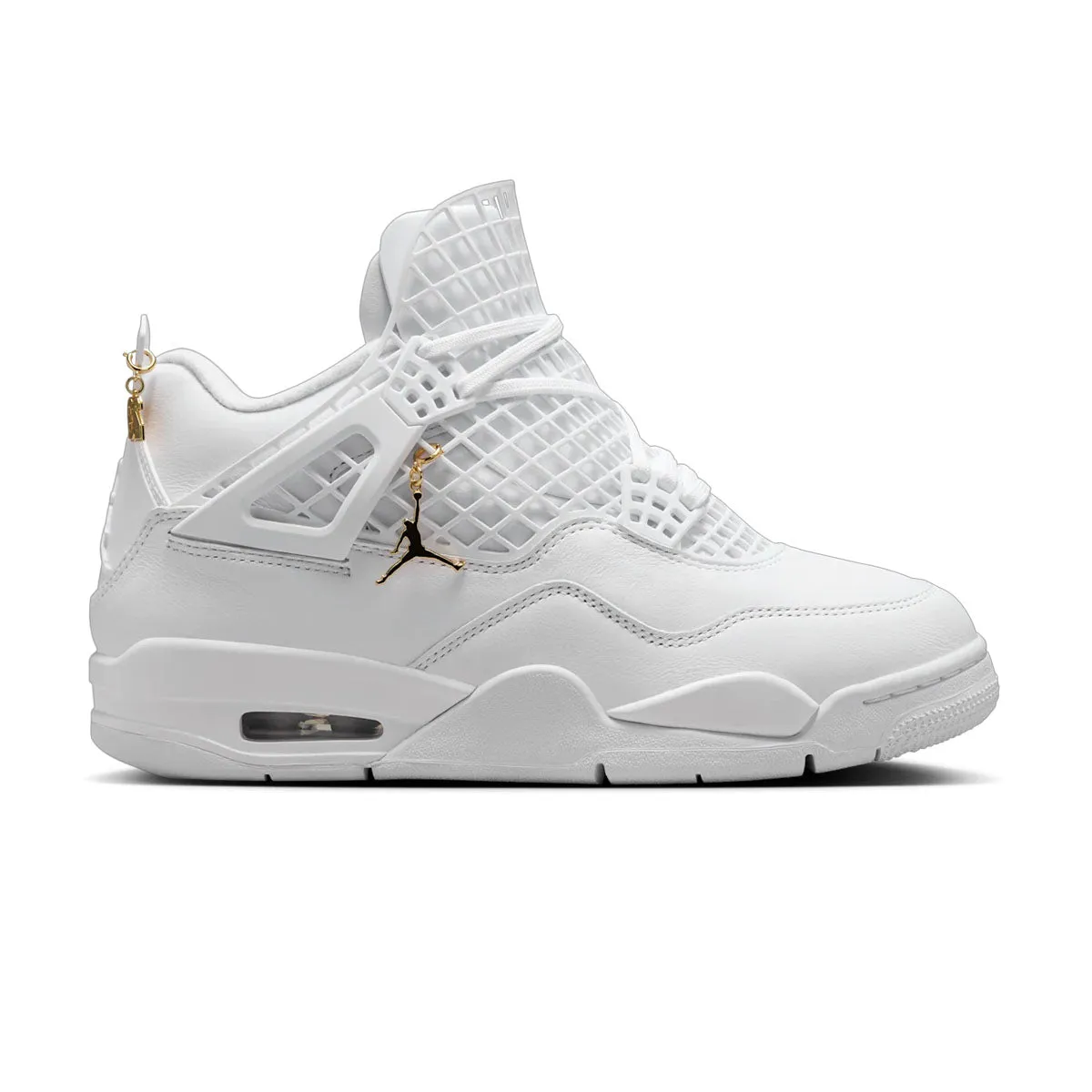 Low Profile Weekend Trip Wmns Air Jordan 4 Net 'White'