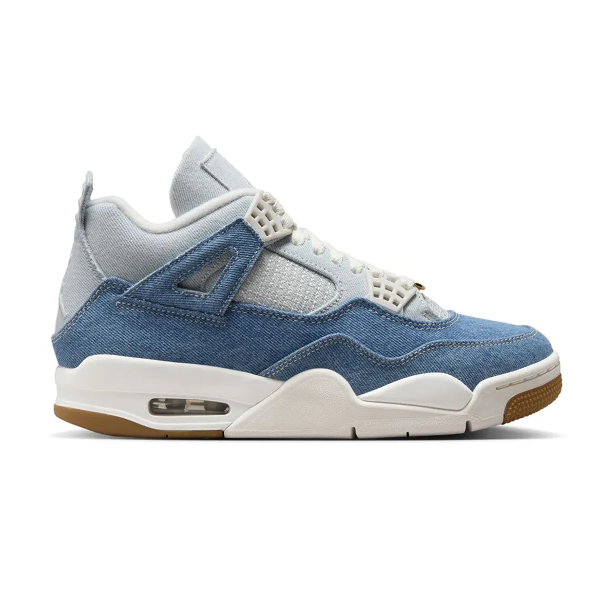 Wmns Air Jordan 4 Retro 'Denim' Sky Light Desert Cool