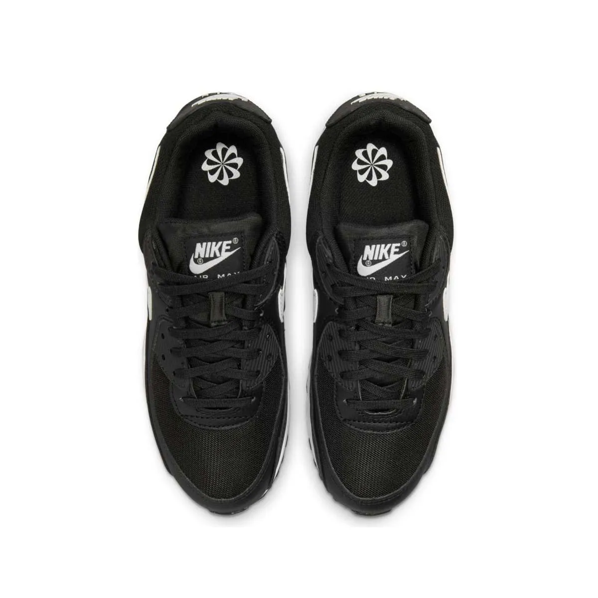 Wmns Air Max 90 'Black White' Rain Safe Durable Build Hiking Trails