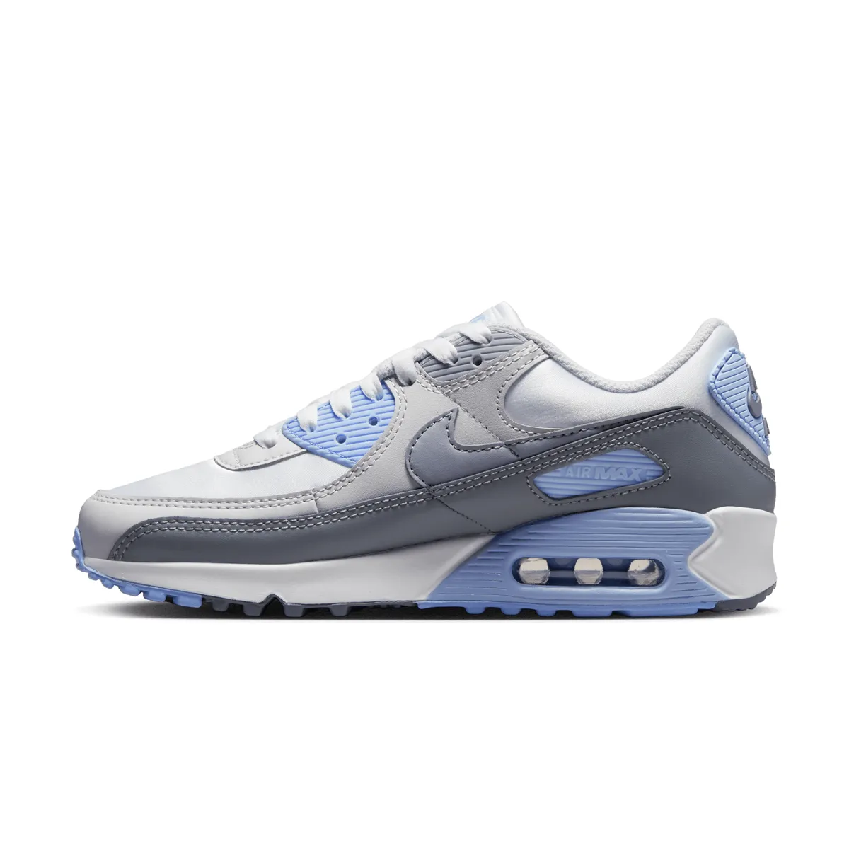 Wmns Air Max 90 'Grey Light Blue' Everywhere Fit