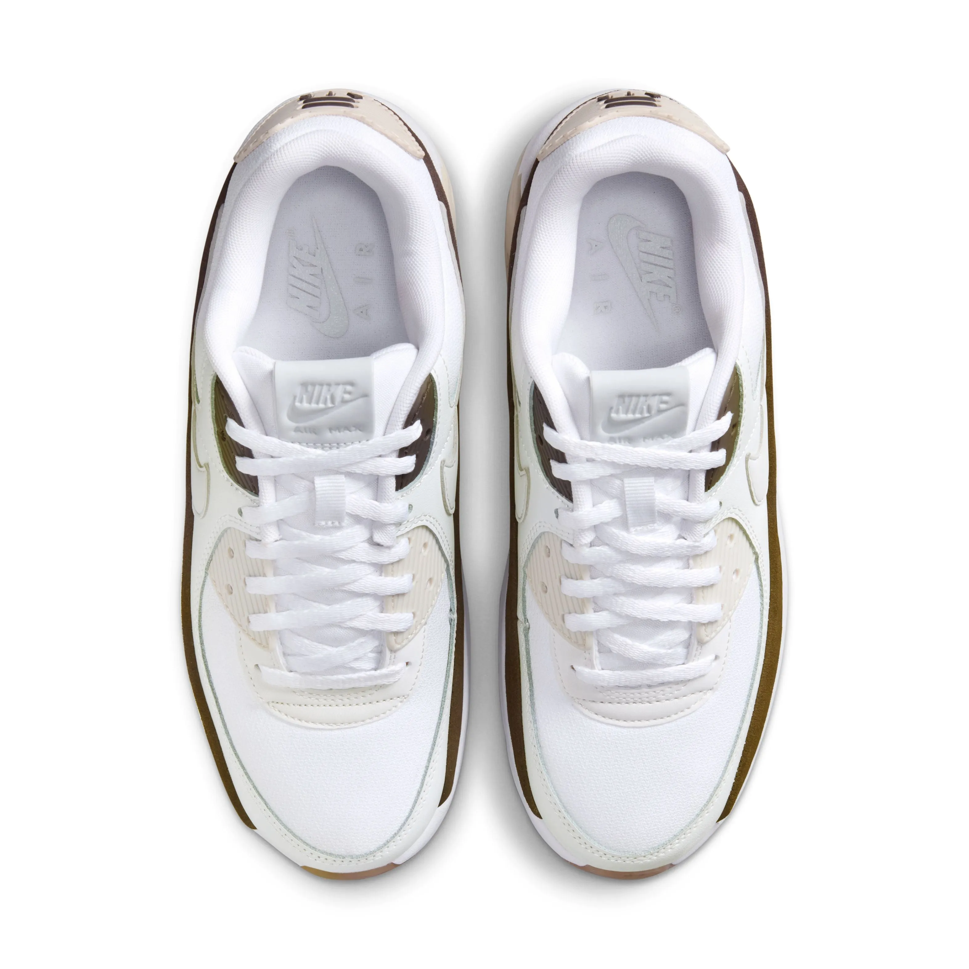 Wmns Air Max 90 LV8 'Tan Brown' Stone Gray