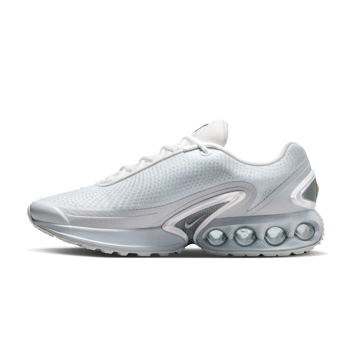 Wmns Air Max Dn 'White Metallic Silver' Comfortable fit Stable Step