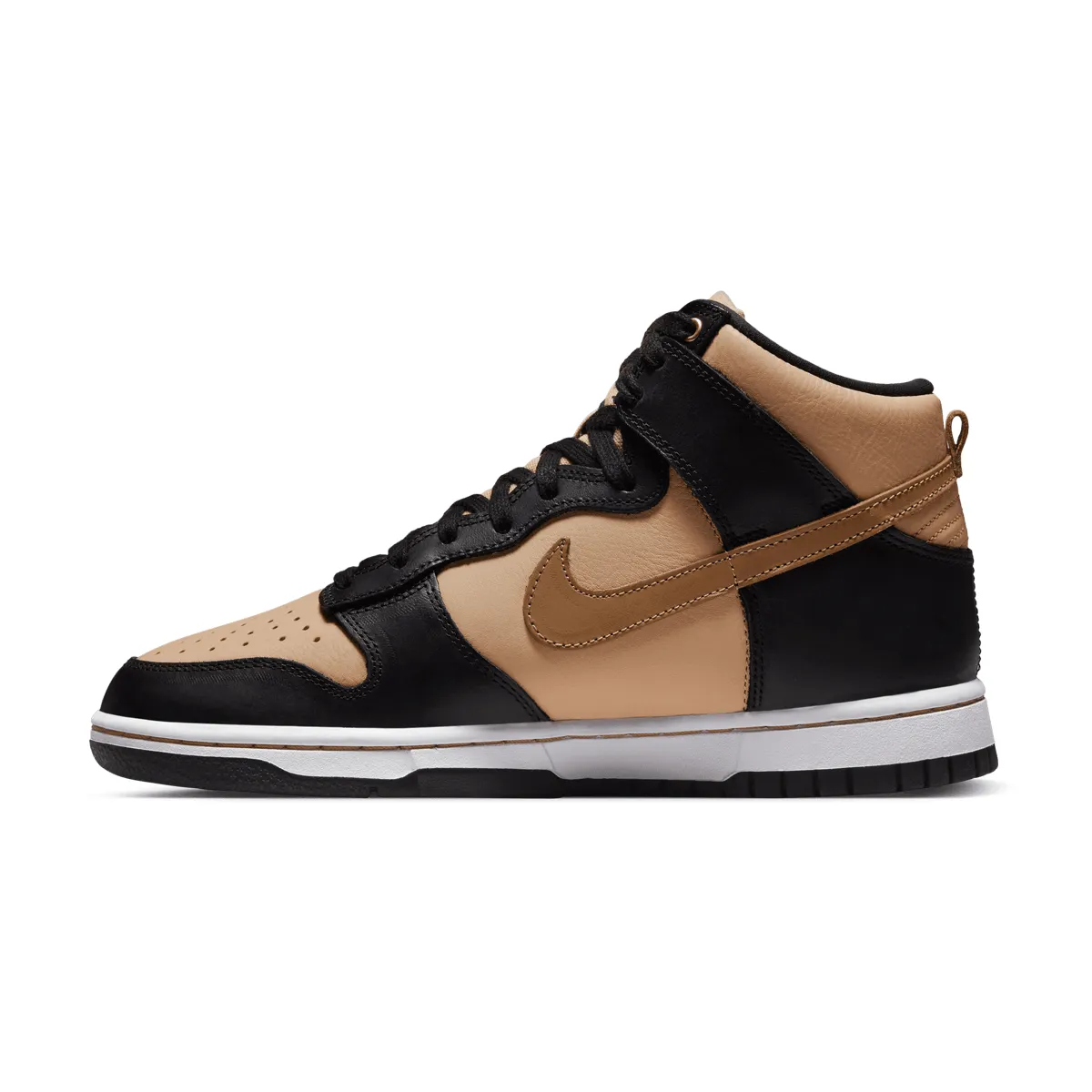 Wmns Dunk High 'Black Flax' Street Glow Mono Style