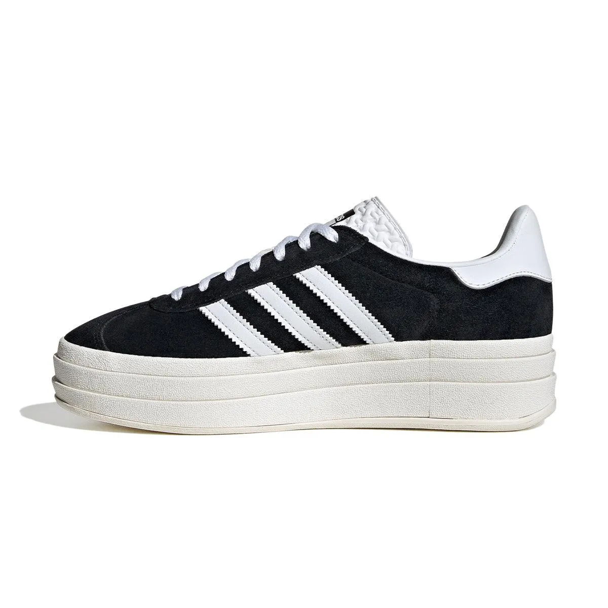 Wmns Gazelle Bold 'Black White' Ergonomic Design All Weather Everyday Users