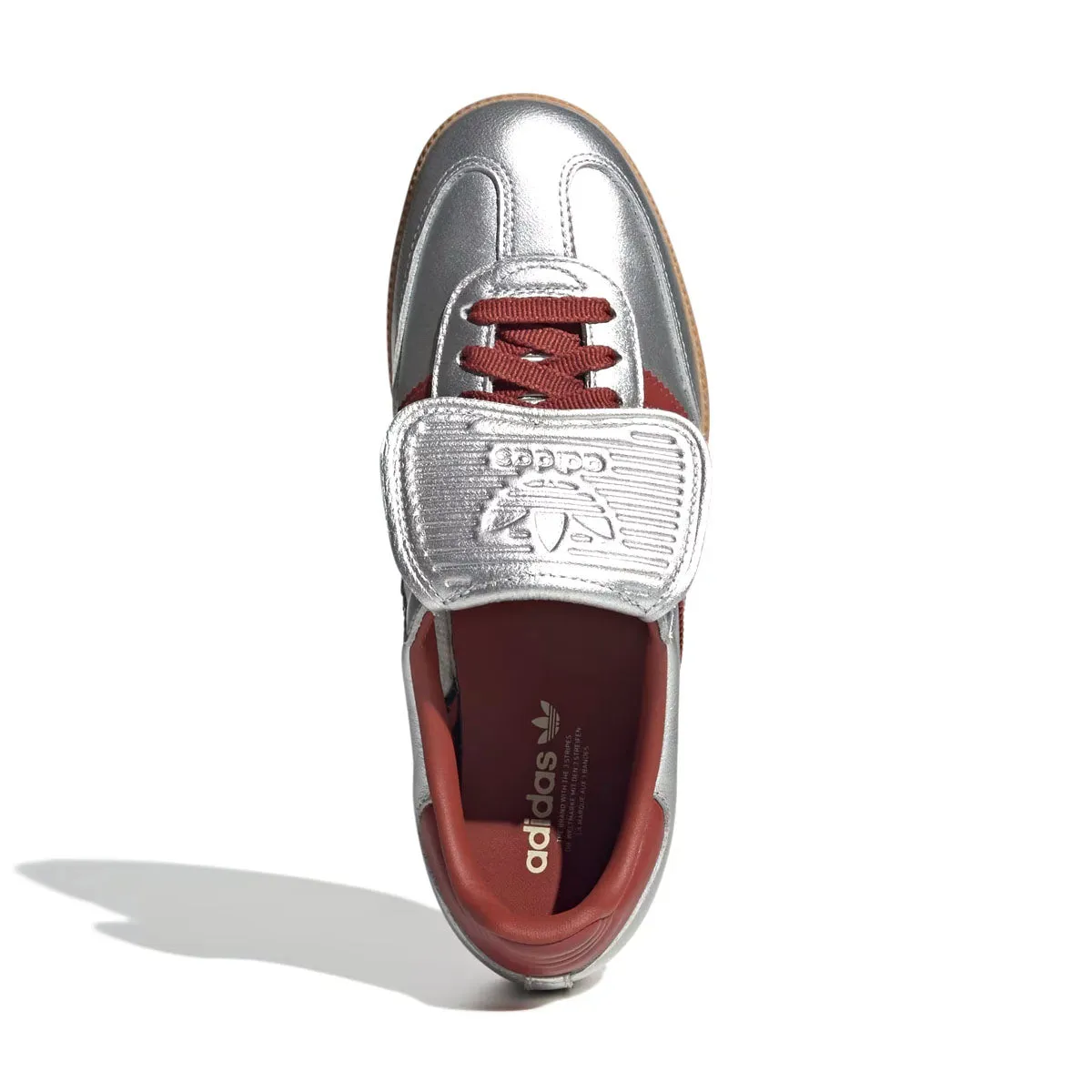 Wmns Samba Long Tongue 'Silver Metallic Preloved Ruby' Quick Drying Casual Wear