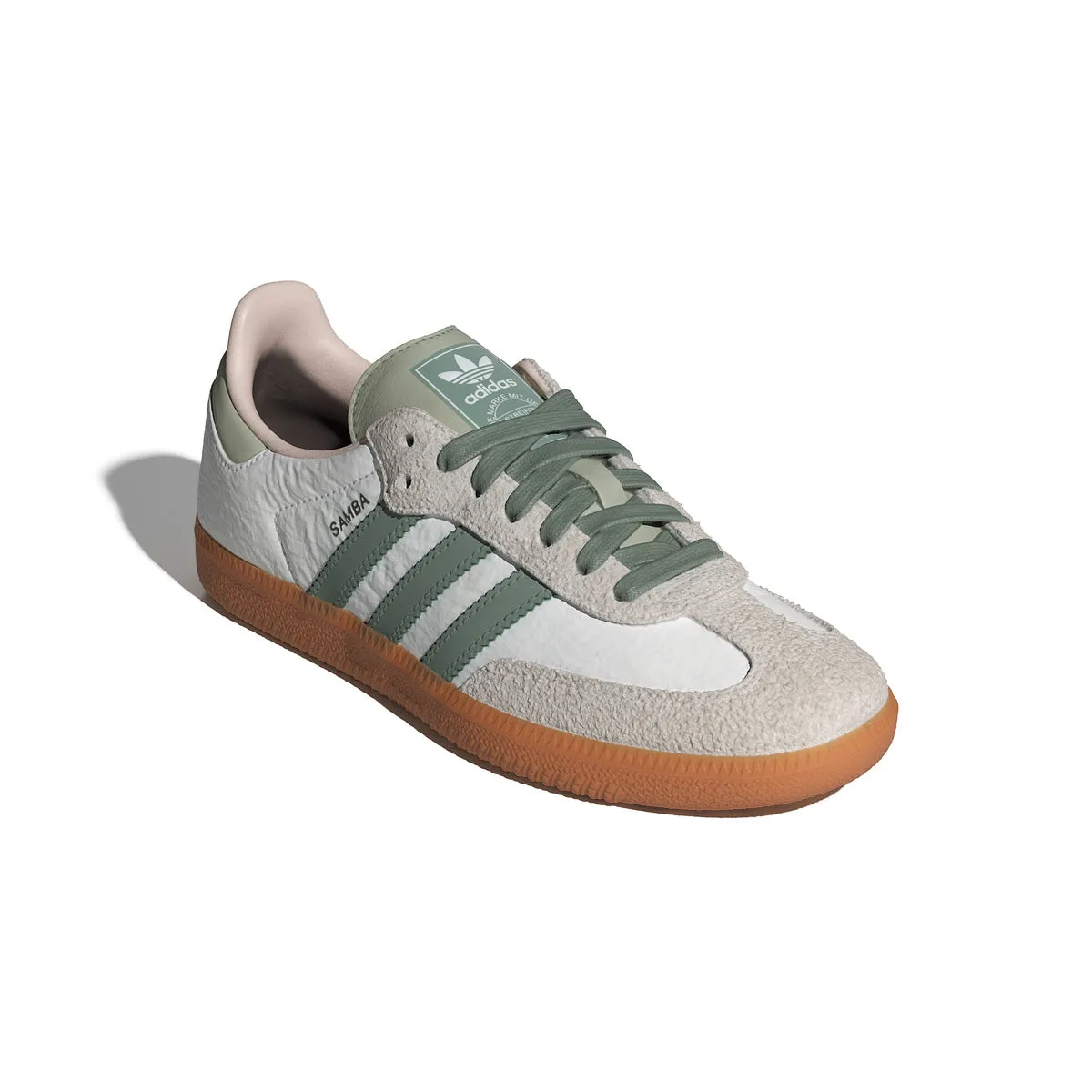 Wide toe box Wmns Samba OG 'White Silver Green'
