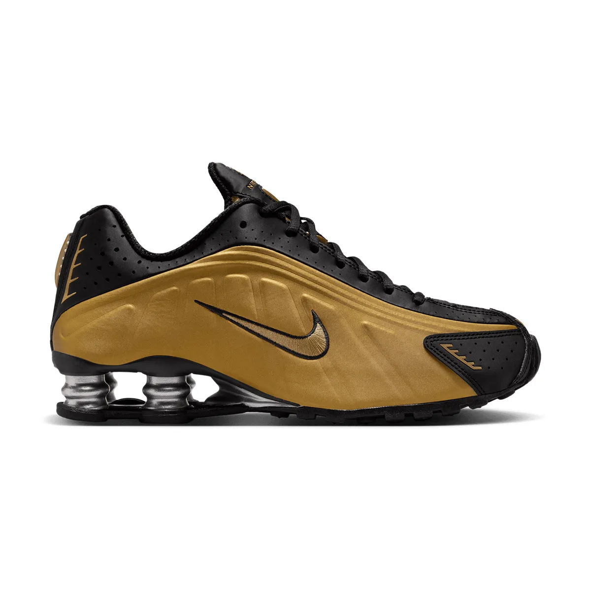 Daily Comfort Wmns Shox R4 'Black Metallic Gold'