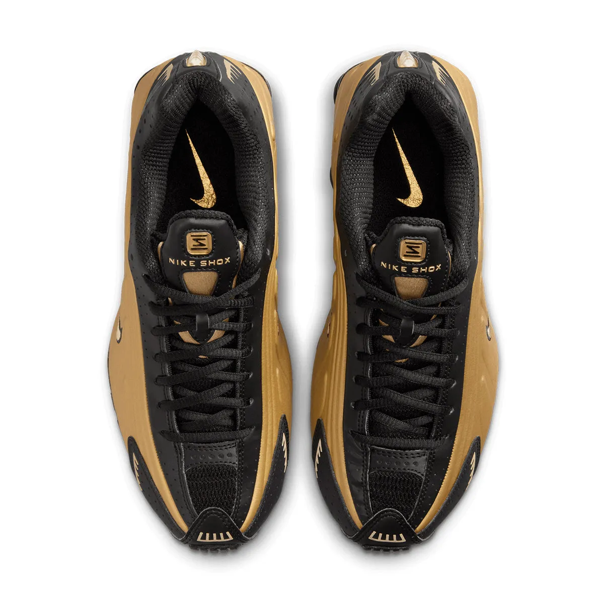 Move Light Wmns Shox R4 'Black Metallic Gold'