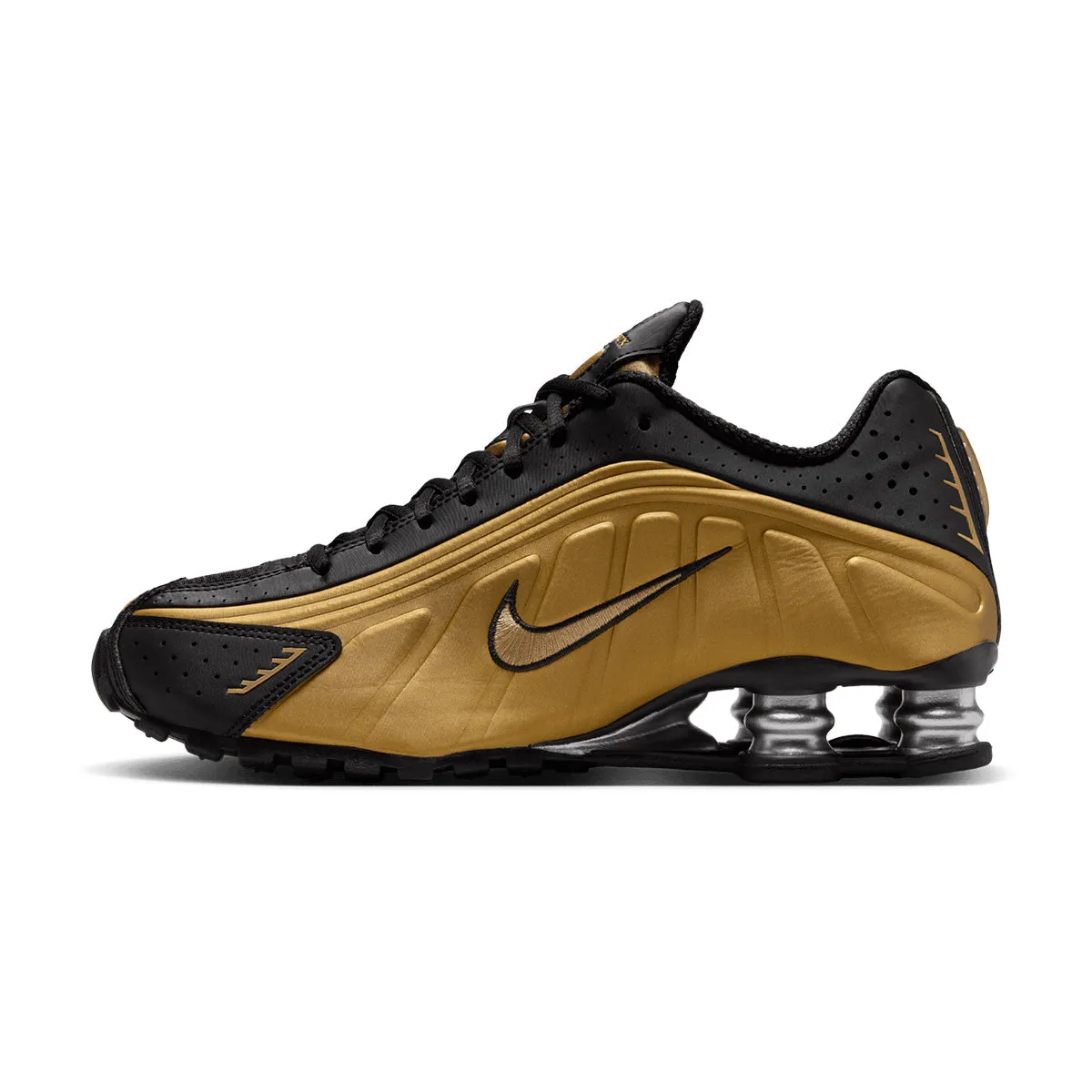 Wmns Shox R4 'Black Metallic Gold' Year Trust Mesh Cool