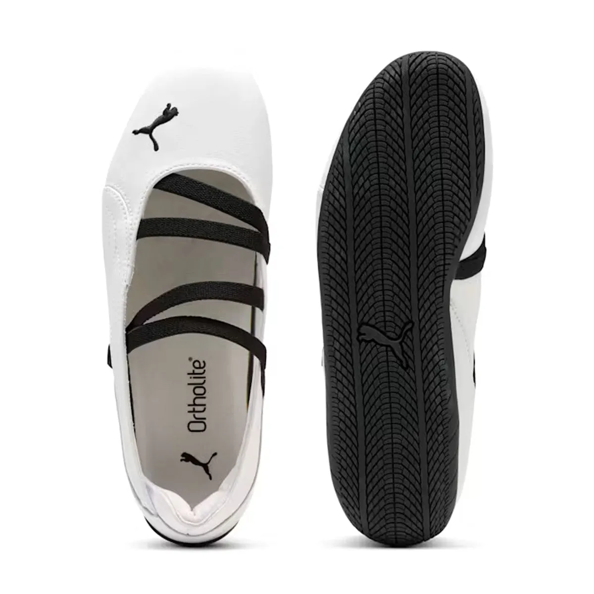 Classic Neutral Base Wmns Speedcat Ballet Leather 'White Black'