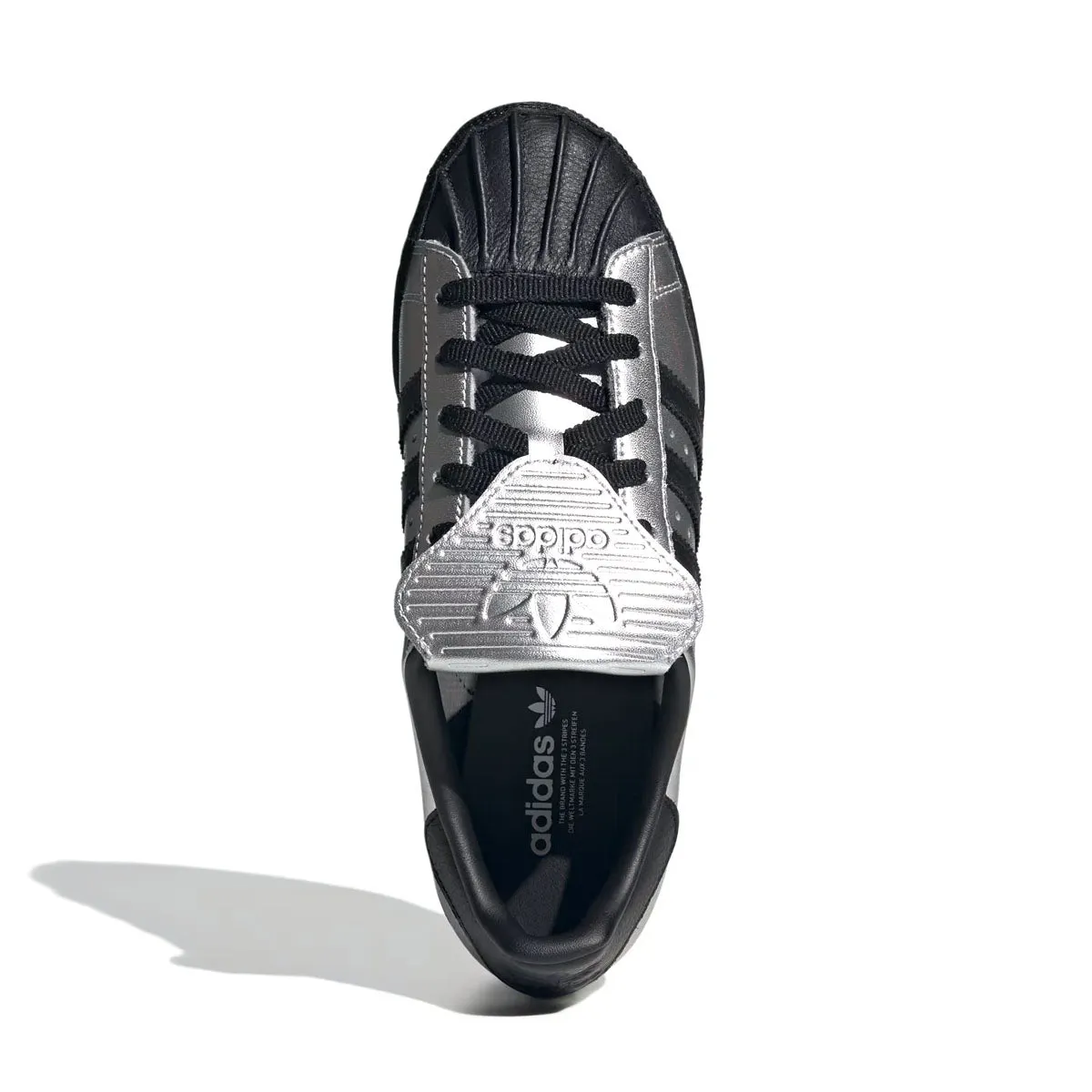 Sweat Resistant Comfort Seekers Wmns Superstar 82 'Metallic Silver Black'