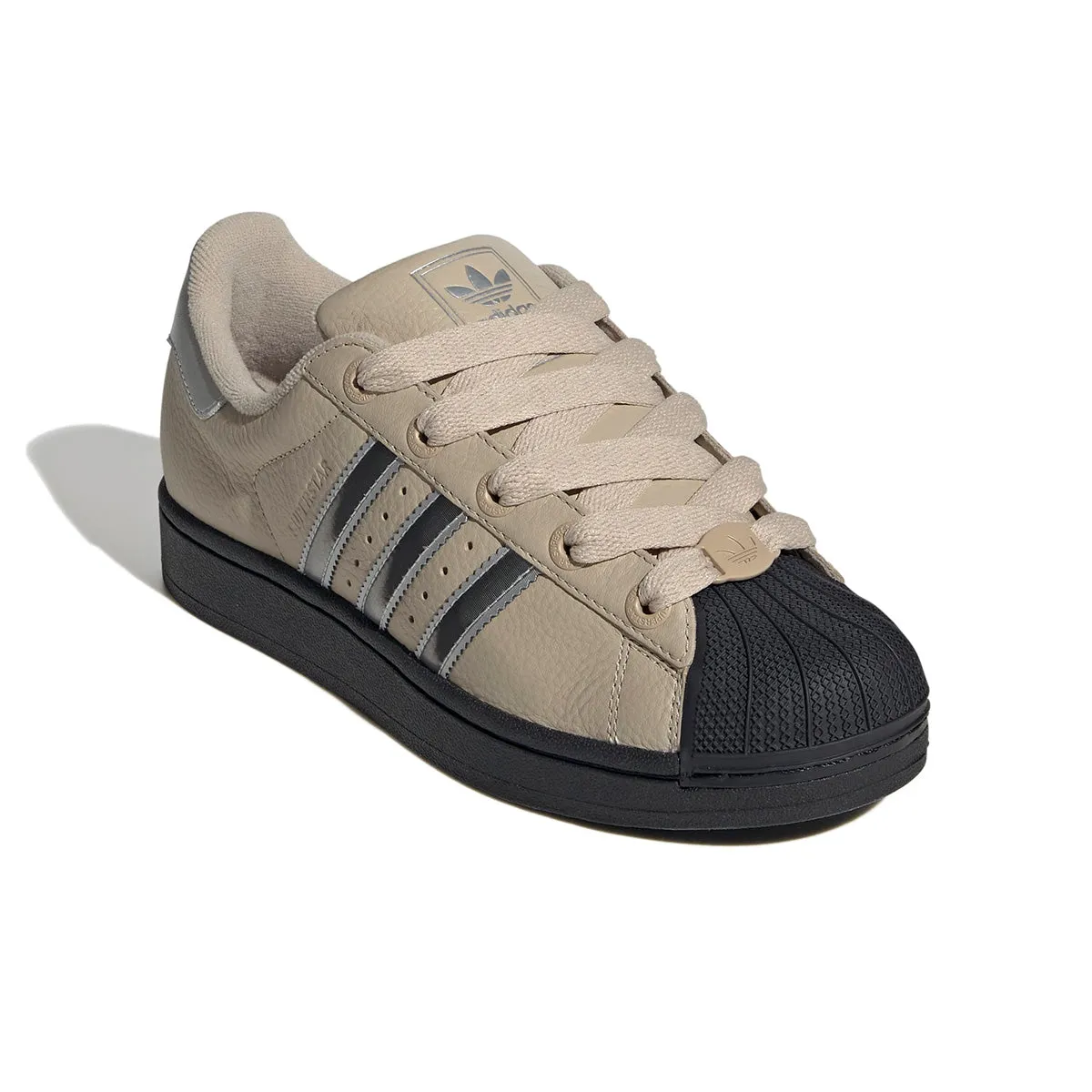 High Arch Comfort Step Wmns Superstar II 'Stone Khaki Silver Metallic'