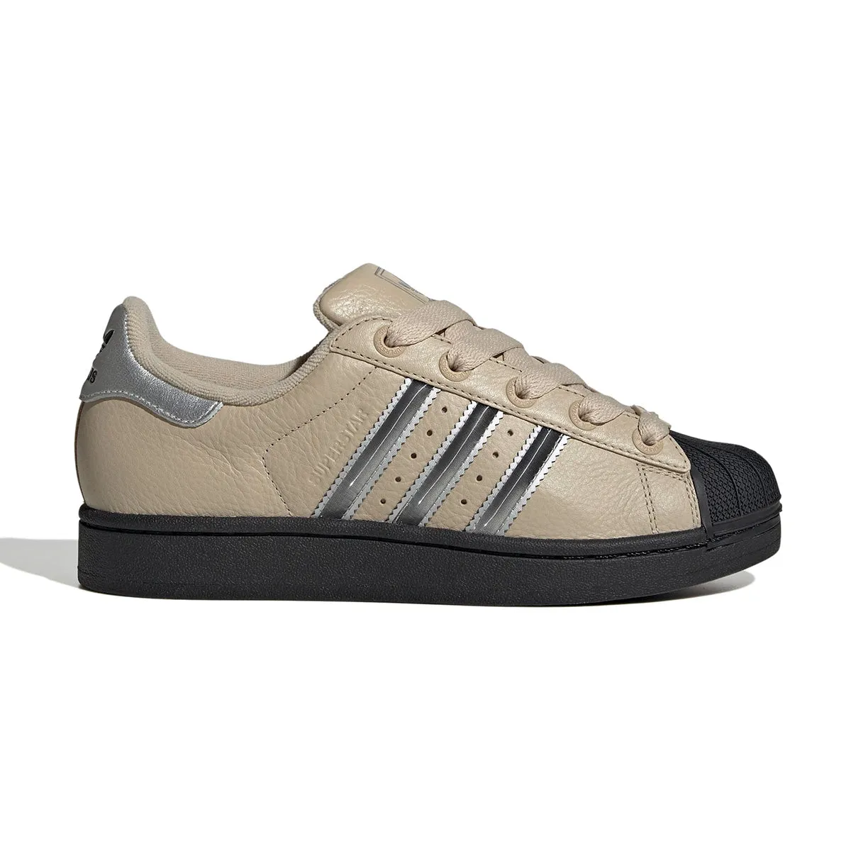 Wmns Superstar II 'Stone Khaki Silver Metallic' Quick Drying Work Commute Royal Mood
