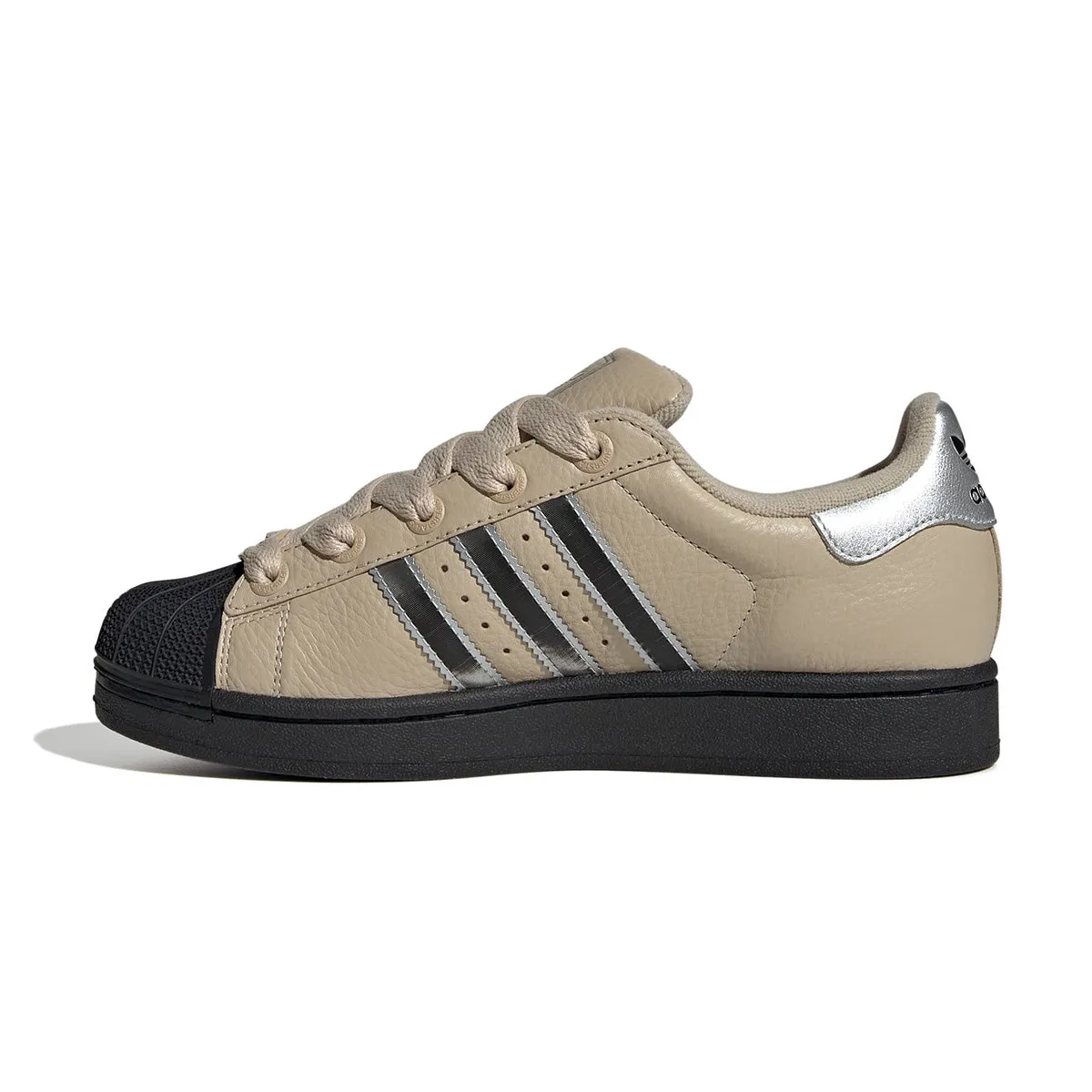 Wmns Superstar II 'Stone Khaki Silver Metallic' Ventilated Design