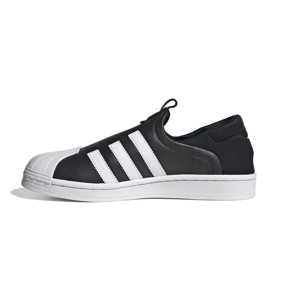 Wmns Superstar Slip-On 'Core Black' Waterproof Travel Light Responsive Cushion Fitness Lovers