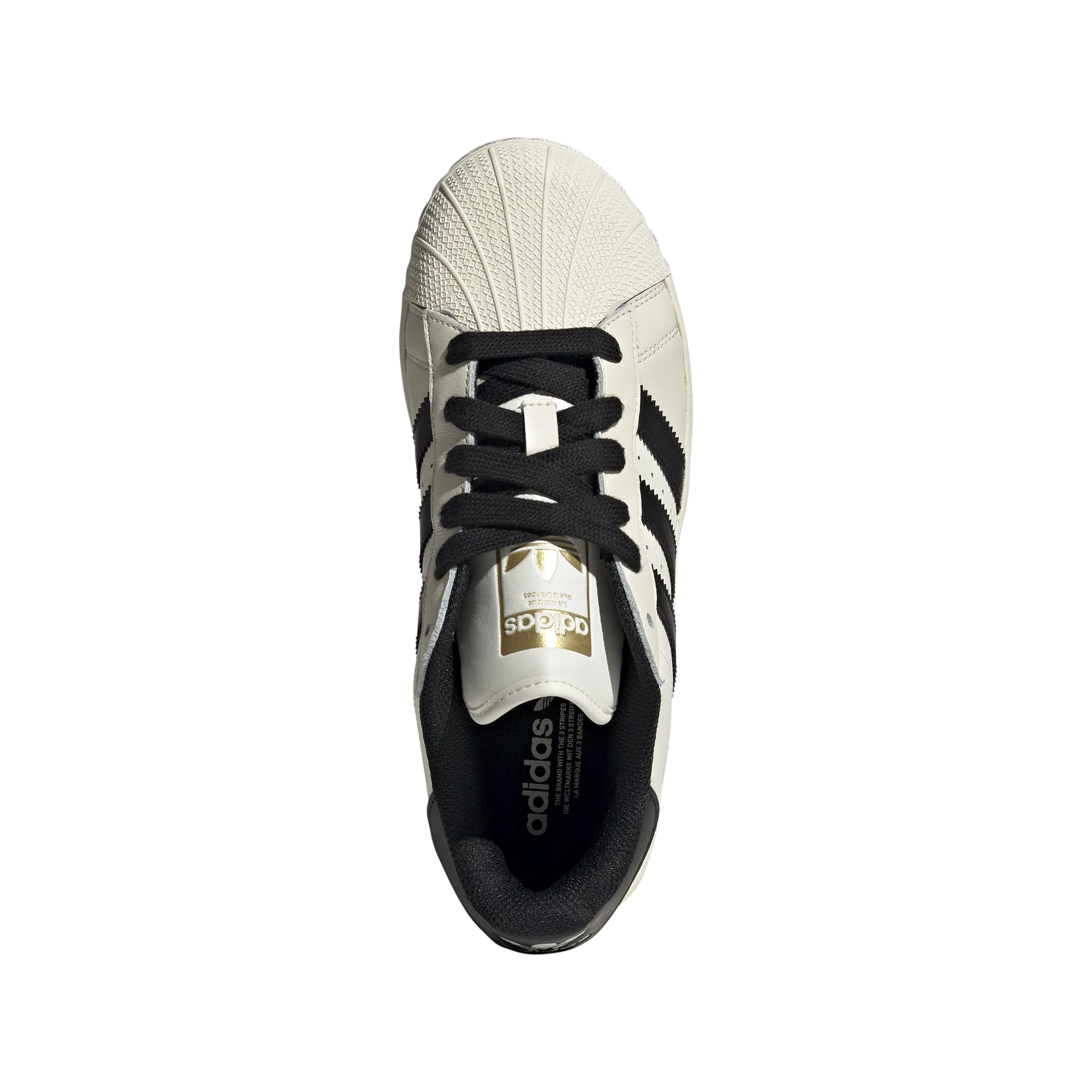 High Quality Wmns Superstar XLG 'Cream White Core Black'