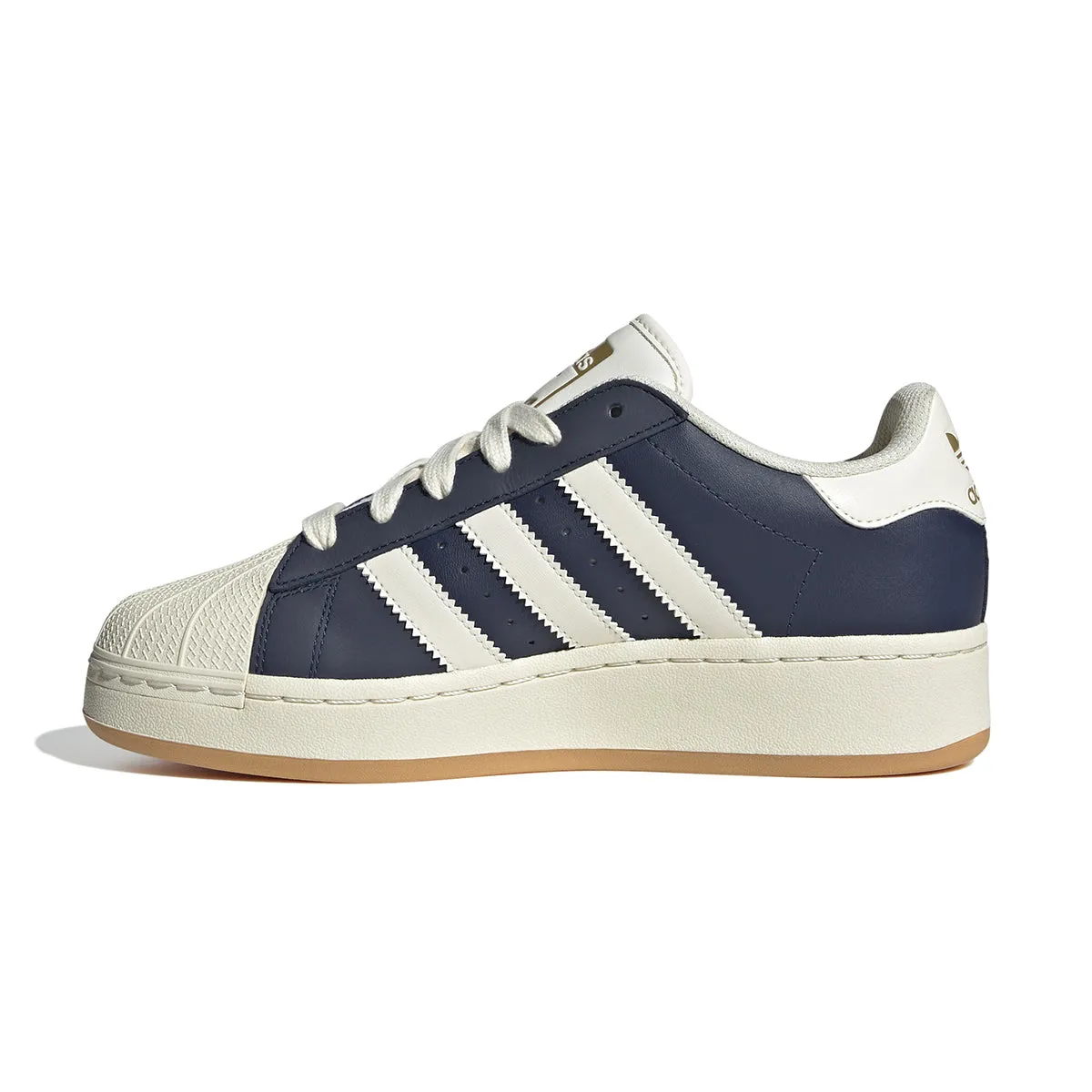 Wmns Superstar XLG 'Night Indigo Cream White' Reinforced Comfortable Wear