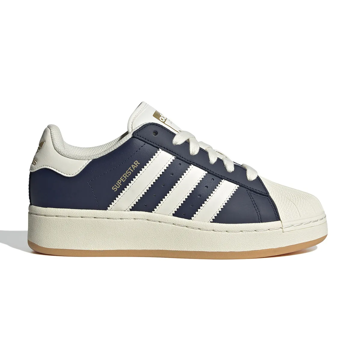 Chic Fit heel cup Wmns Superstar XLG 'Night Indigo Cream White'