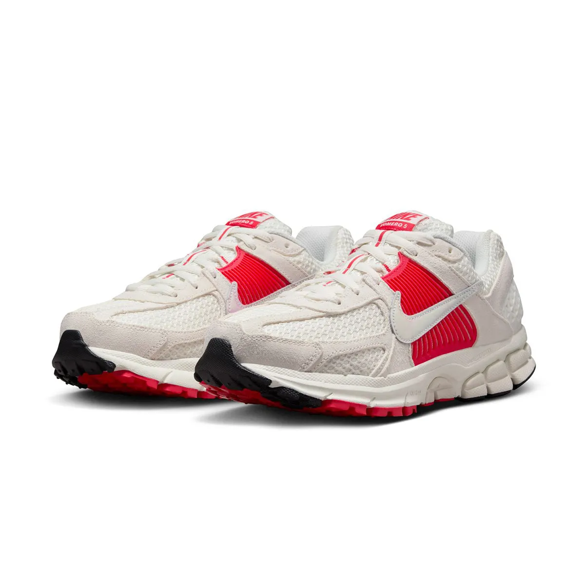 Wmns Zoom Vomero 5 'Sail Siren Red' Urban Sleek Family Fit