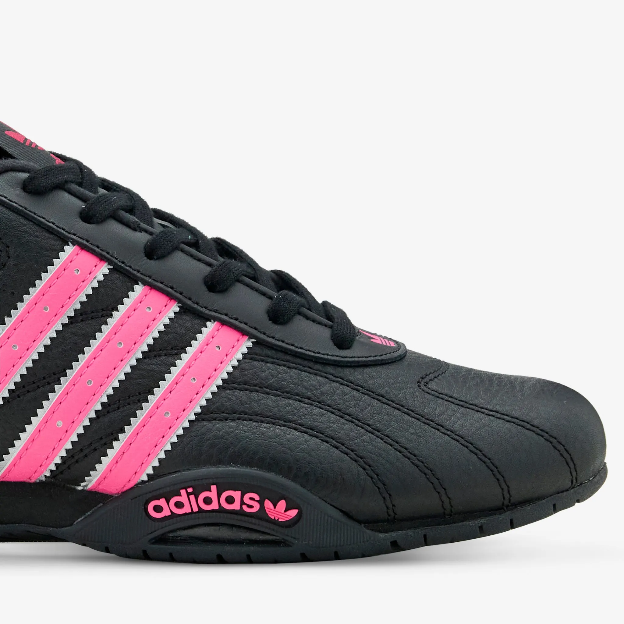 Women's Adi Racer Lo Core Black | Lucid Pink | Silver Metallic travel mode