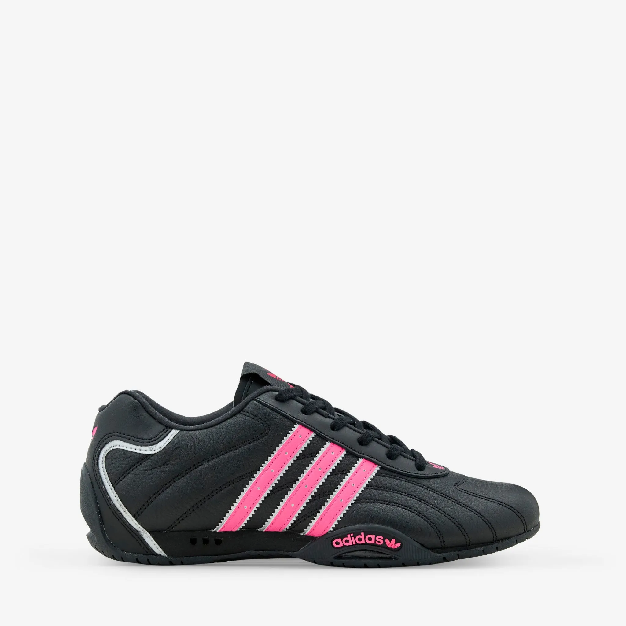 Women's Adi Racer Lo Core Black | Lucid Pink | Silver Metallic Track Run