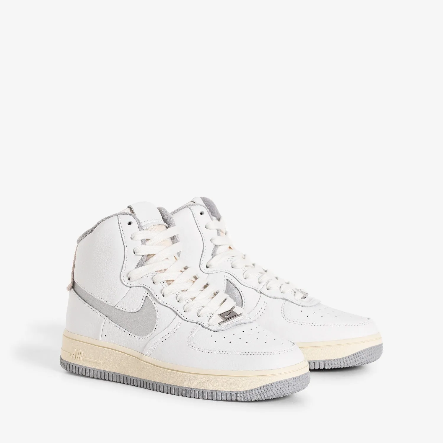 Women's Air Force 1 High Sculpt Summit White | Silver | Coconut Milk Noise Reducing Sole
