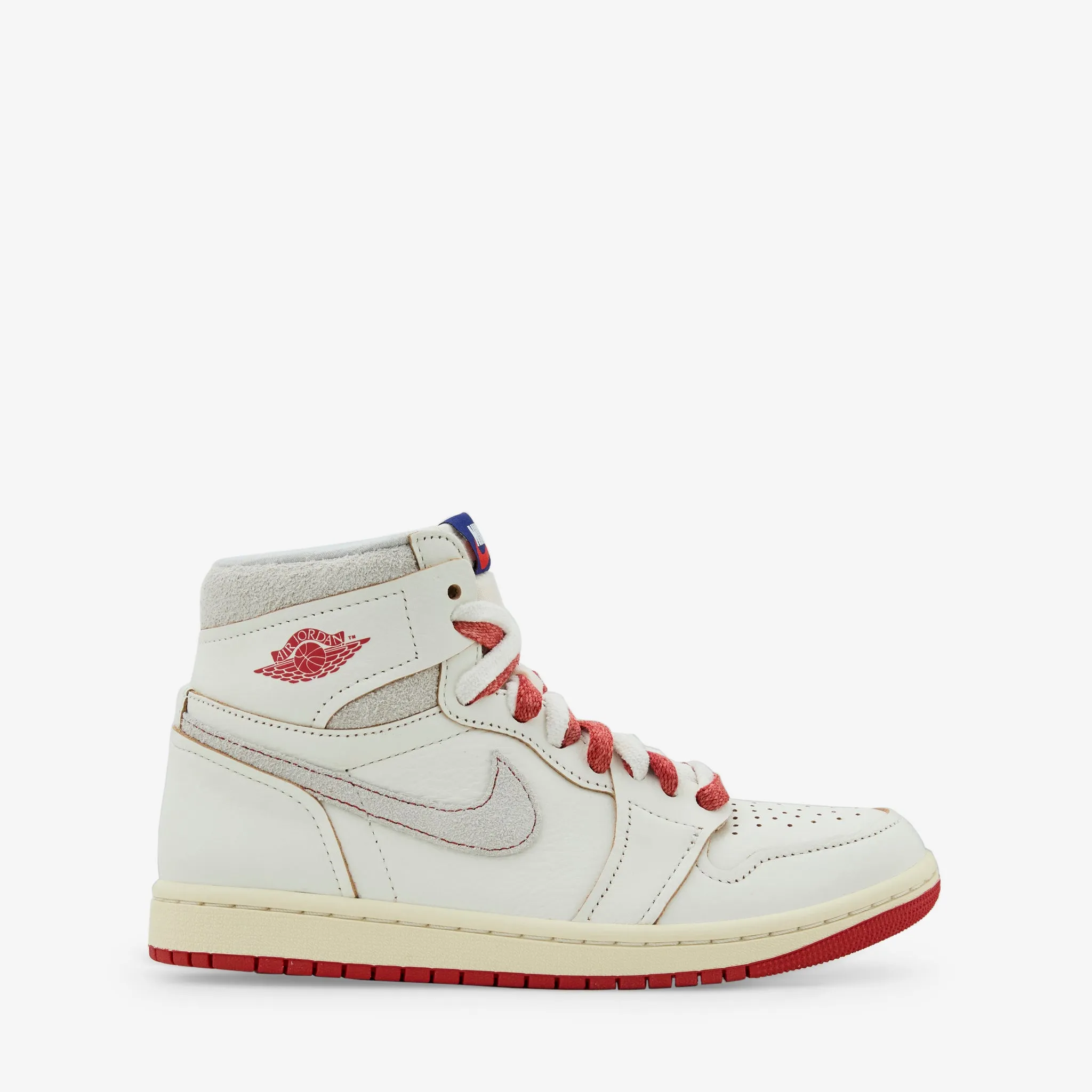 Women's Air Jordan 1 High OG 'Rare Air' Sail | Cinnabar | Light Bone Padded collar