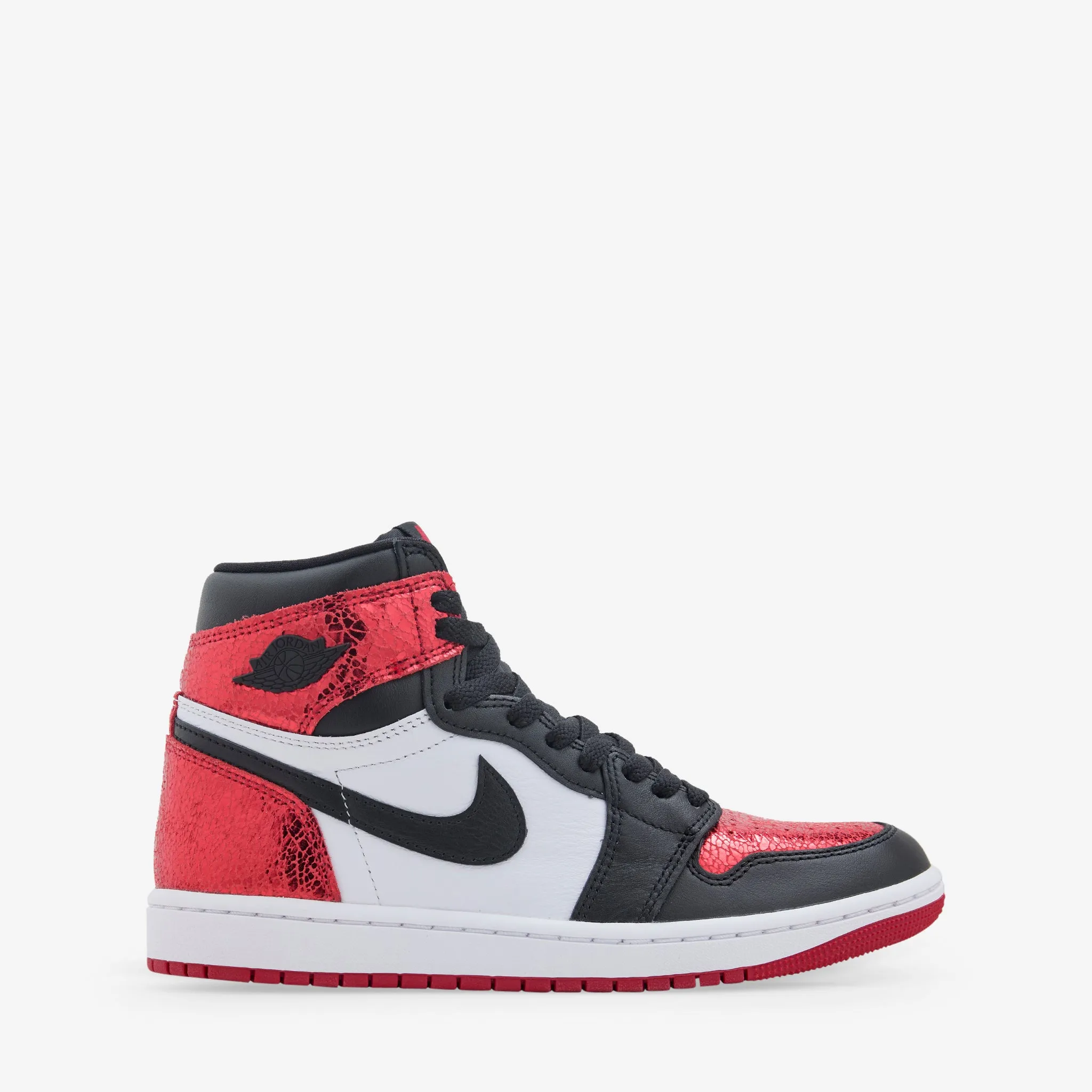 Women's Air Jordan 1 Retro High OG Varsity Red | Black | White On Foot Party Ready