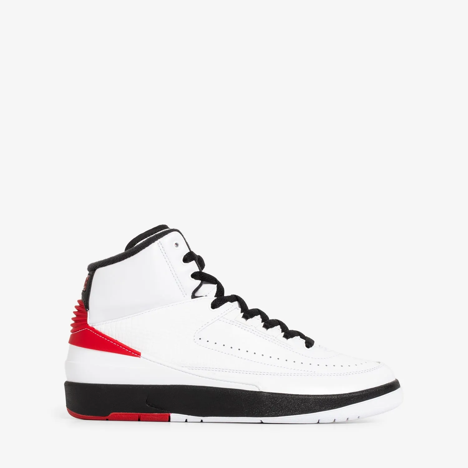 Women's Air Jordan 2 Retro 'Chicago' White | Varsity Red | Black Foot Shape
