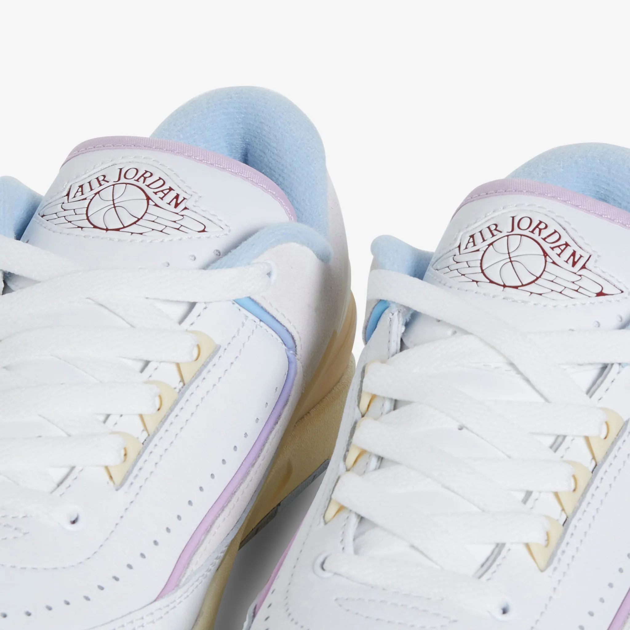 Friction control Ultra-soft performance Women's Air Jordan 2 Retro Low Summit White | Varsity Red | Ice Blue