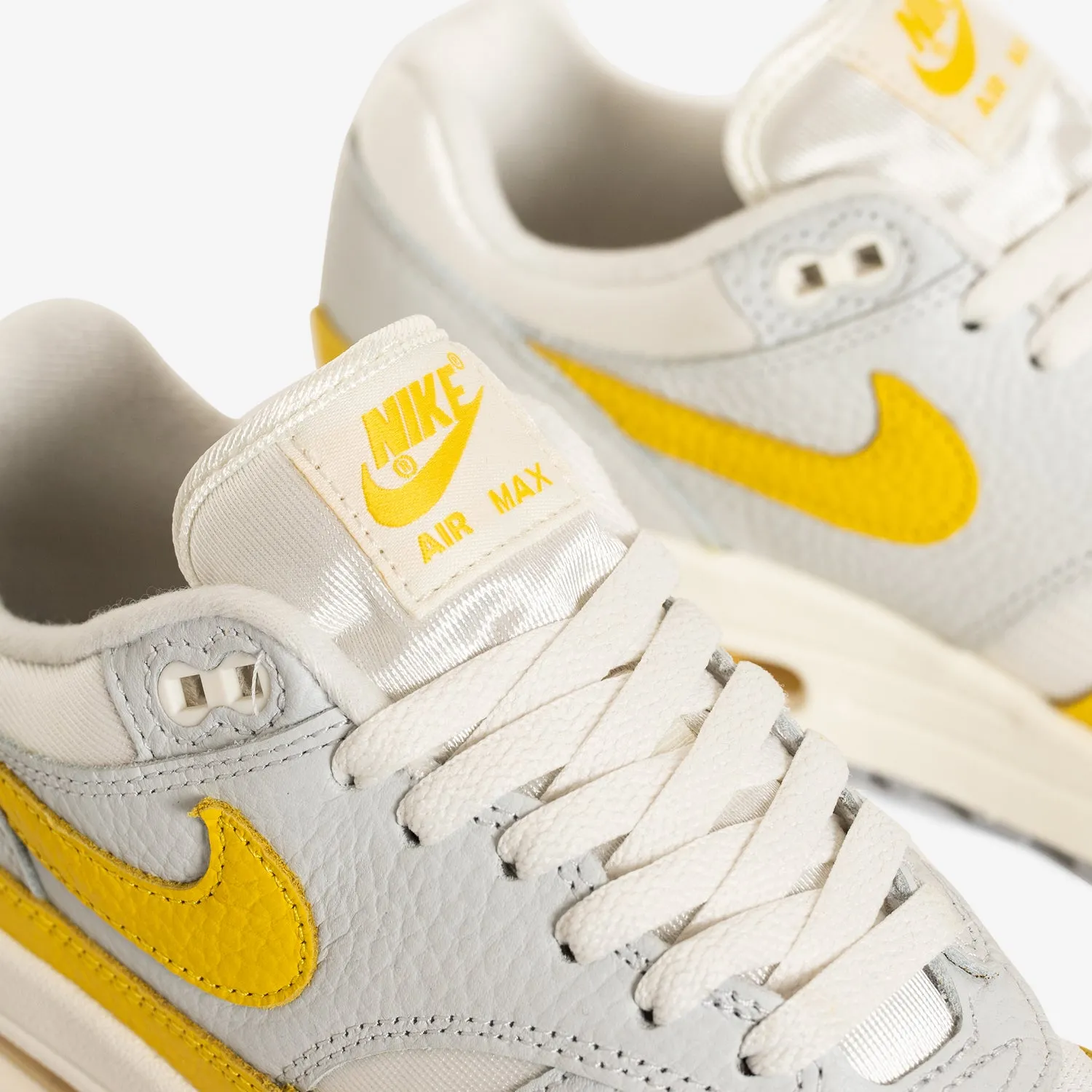 Clean Silhouette Outdoor Fit Women's Air Max 1 Photon Dust | Tour Yellow | Wolf Grey | Sail