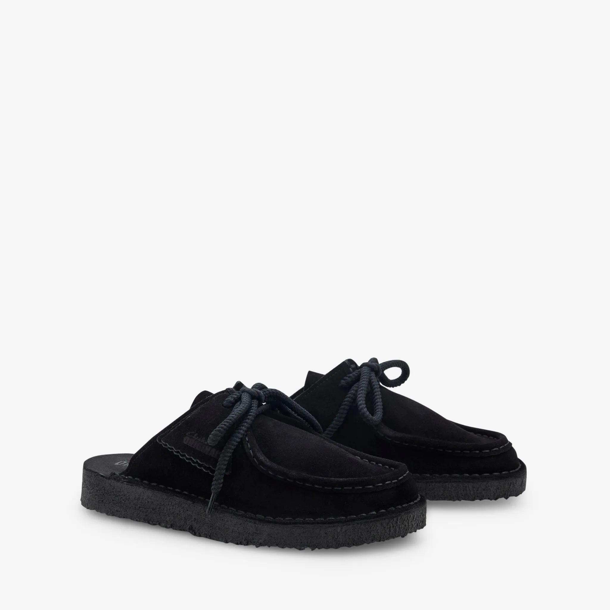 Lightweight Build Womens' Desert Nomad Mule Black Suede